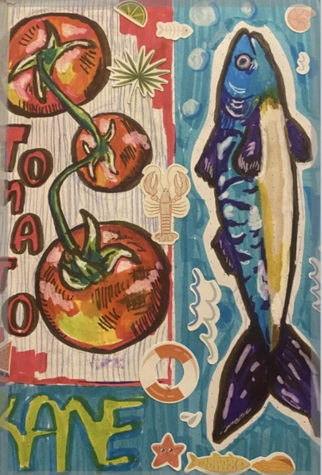 Fish and tomato