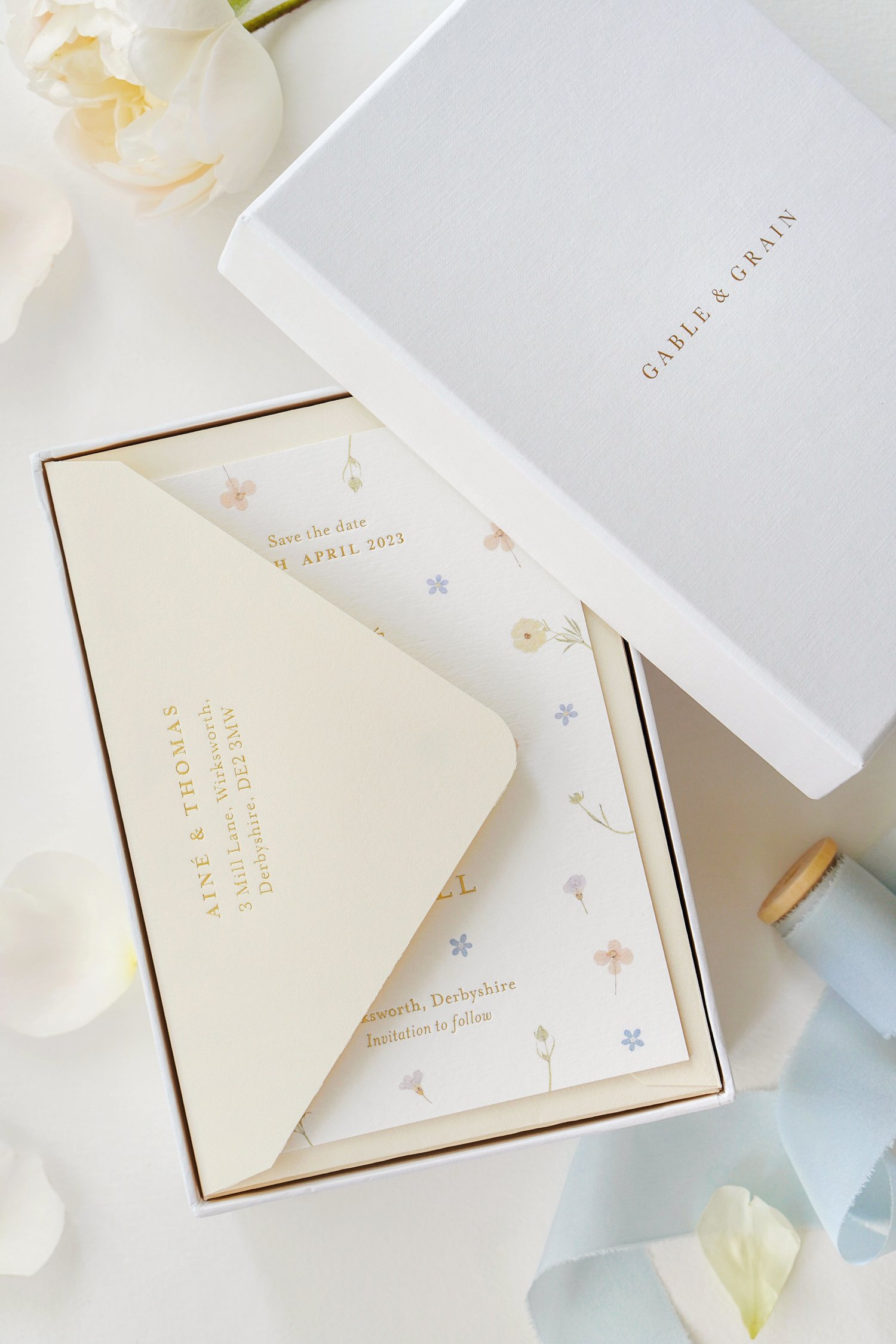 Luxury stationery packaging