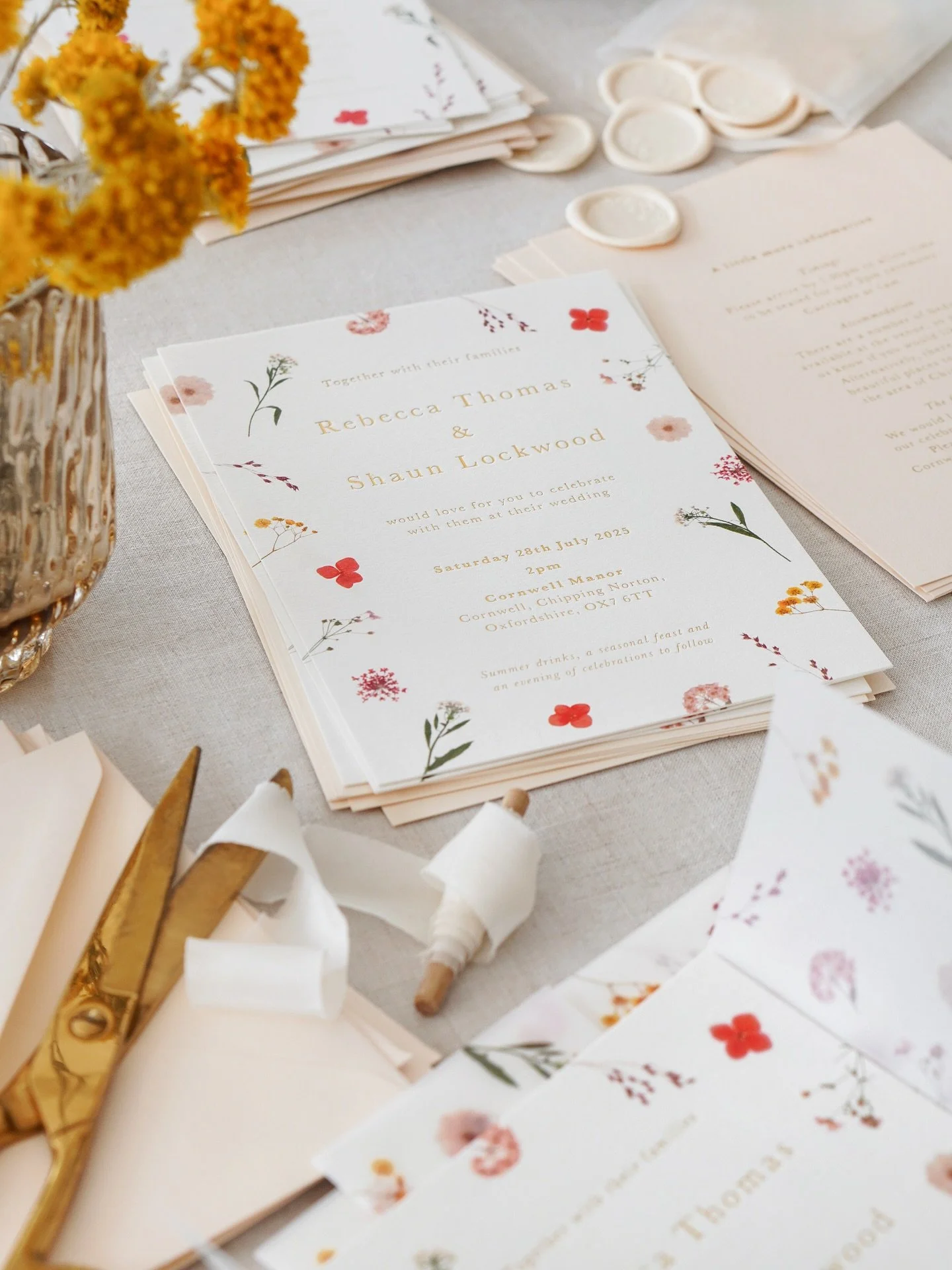 How to enquire for your wedding invitations?

Once you have chosen your favourite wedding stationery collection, you can request a quote using the enquiry form on my website. This asks for all the ins and outs I need to create a beautiful personalise