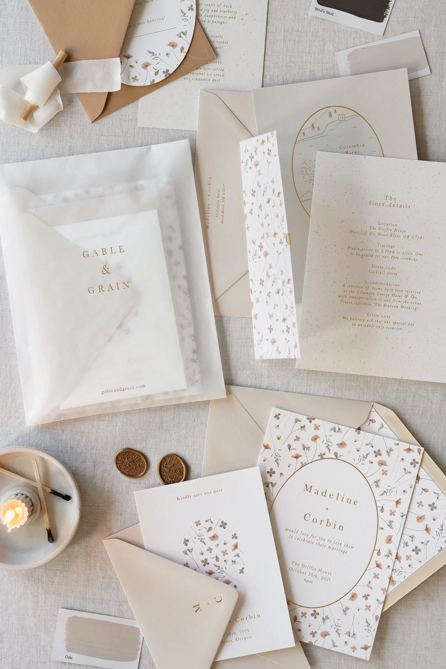 Lilla Wedding Stationery Sample Pack