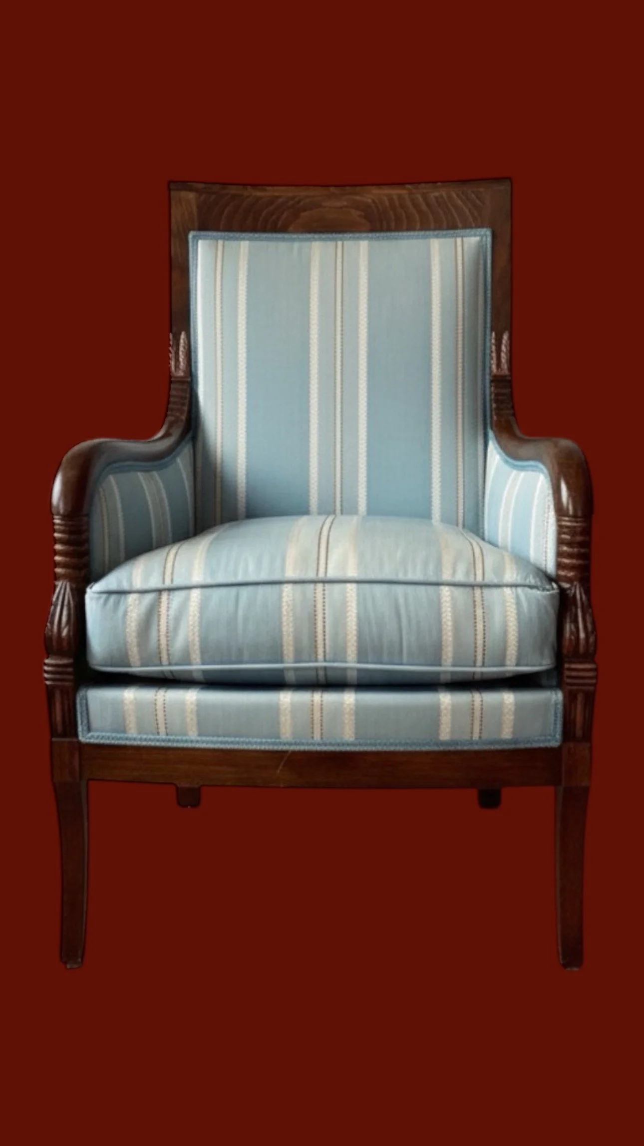 Empire mahogany armchair