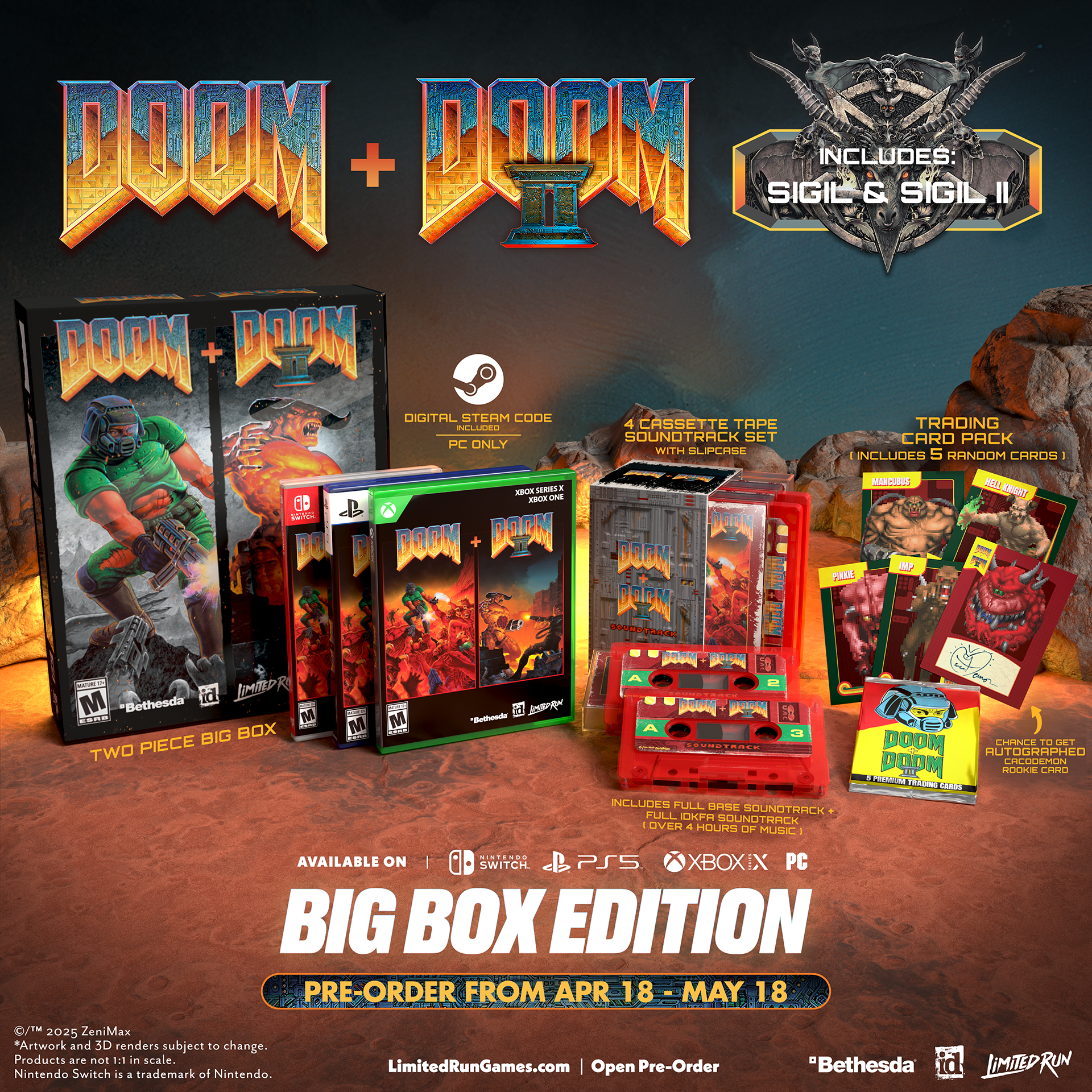 DOOM + DOOM II BIG BOX EDITION