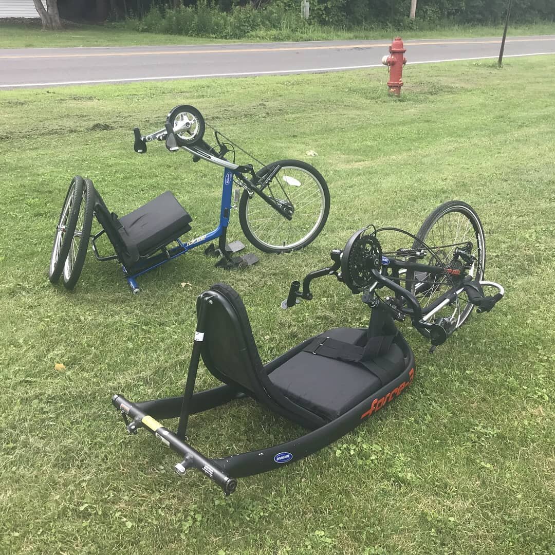 Its a beautiful day to get outside and try something new! Come out and support @movealonginc and @fitinnet they have adaptive bikes that you can try. They will be at Cedar  Bay Park in Dewitt now until 2pm today! #accessibility #eriecanalny #adaptive