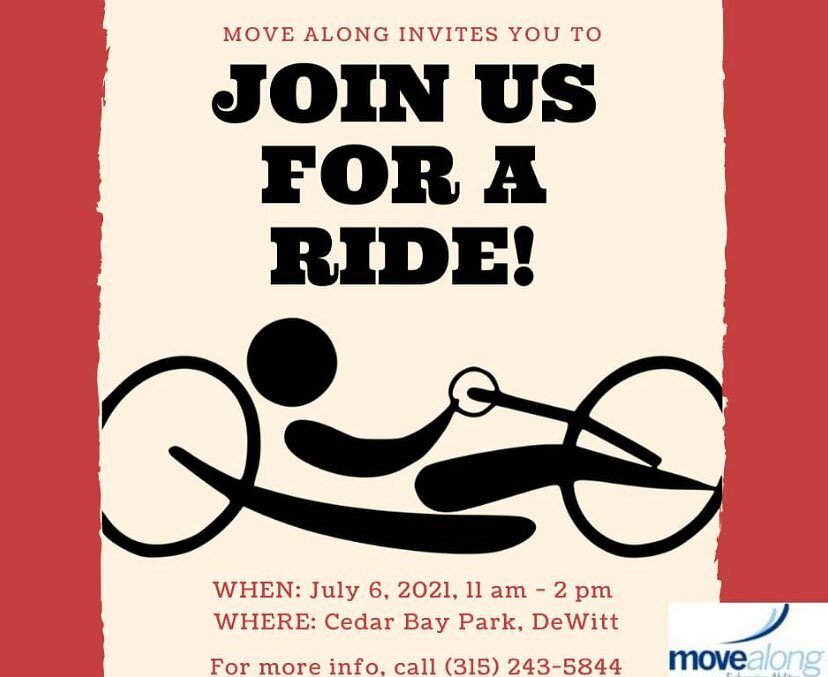 TODAY with Move Along..!
10:30am to 2pm at Cedar Bay Park in Dewitt.