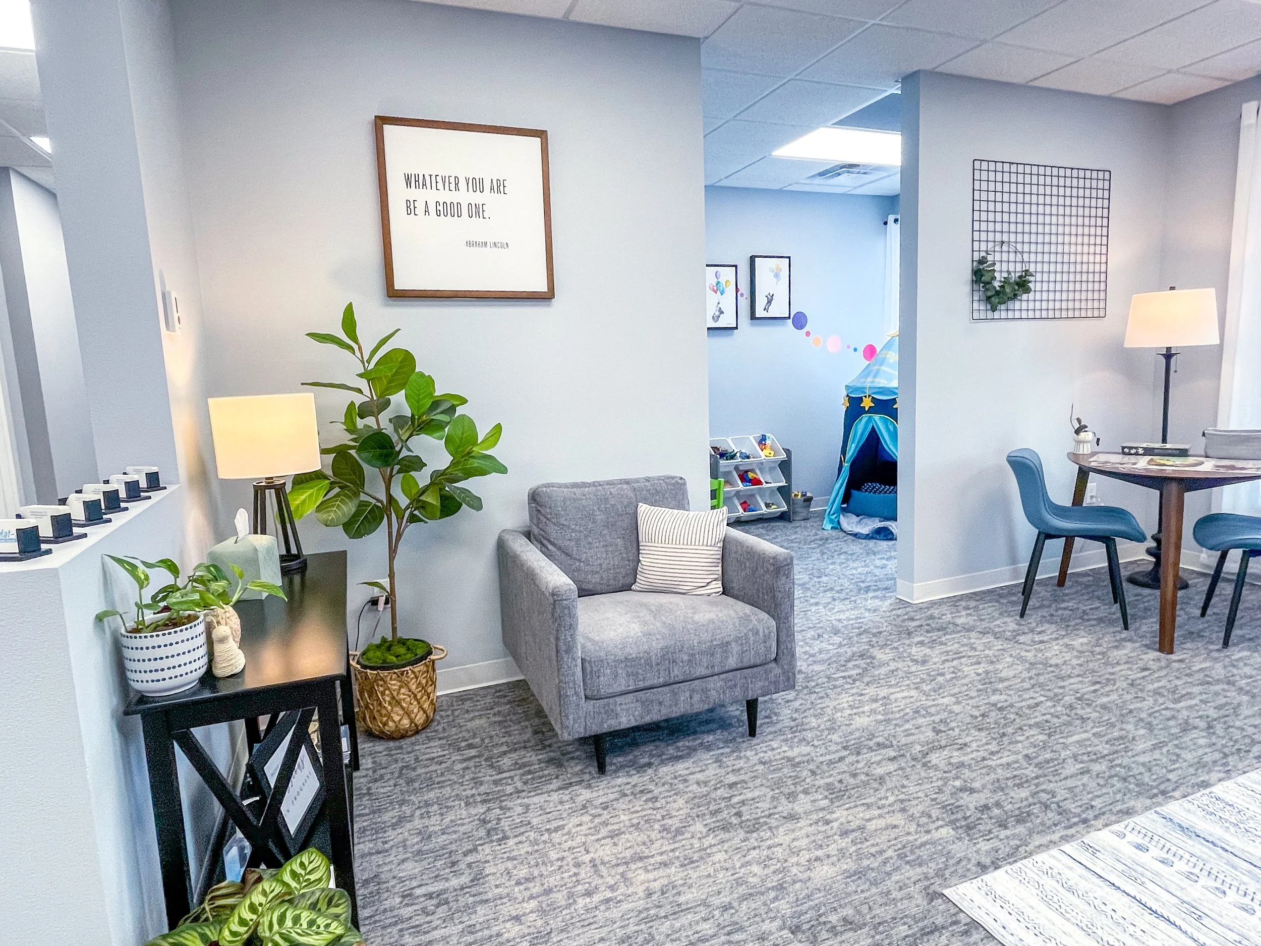 Professional counseling space at Mat-Su Mental Health in Wasilla for LCSW and outpatient therapy services