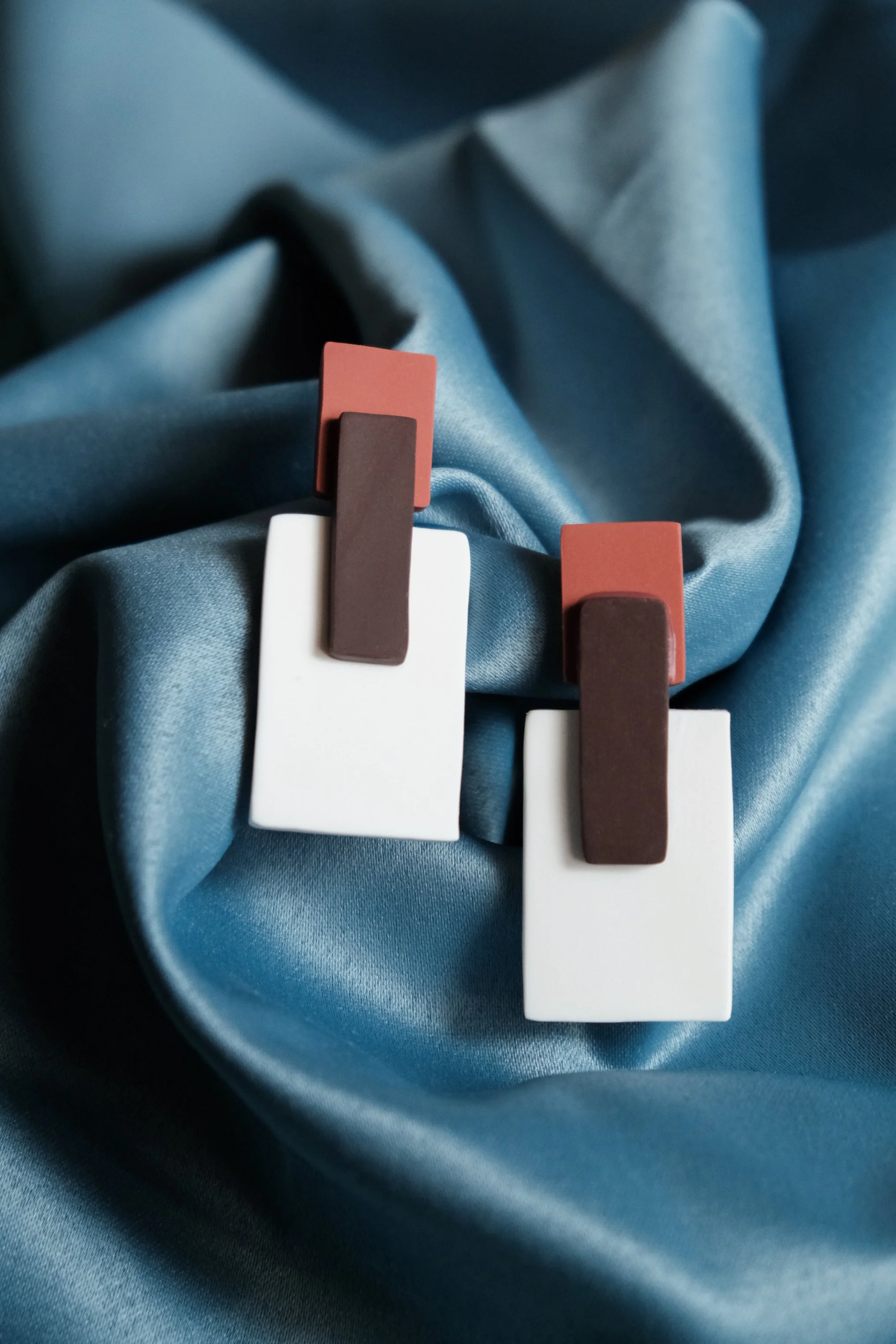 Ada - Terracota & Chocolate & Branco
