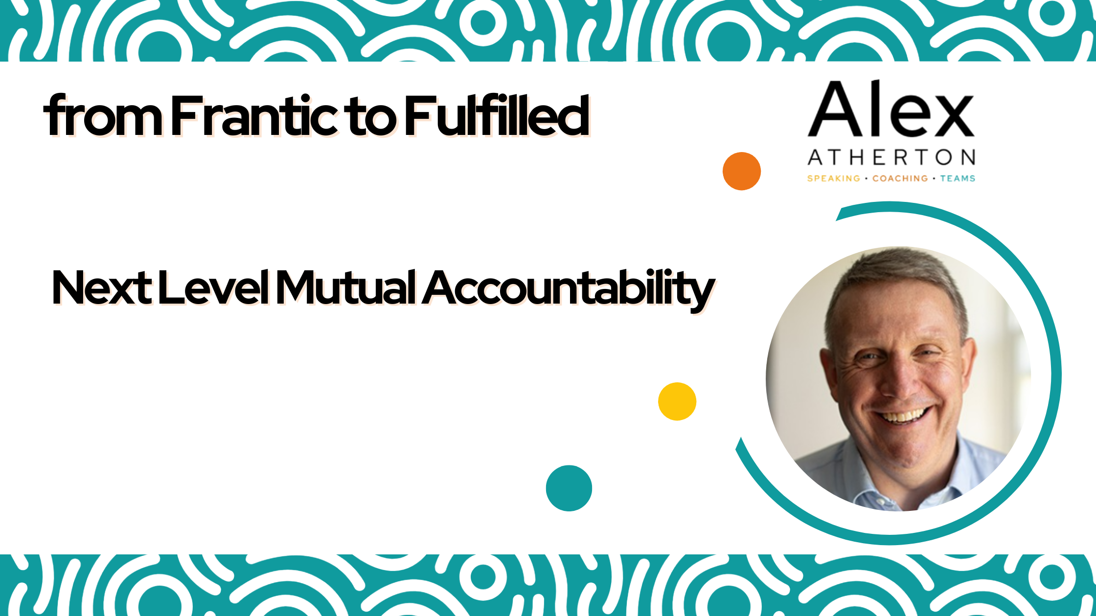Leadership Coach, Generations Speaker Alex Atherton