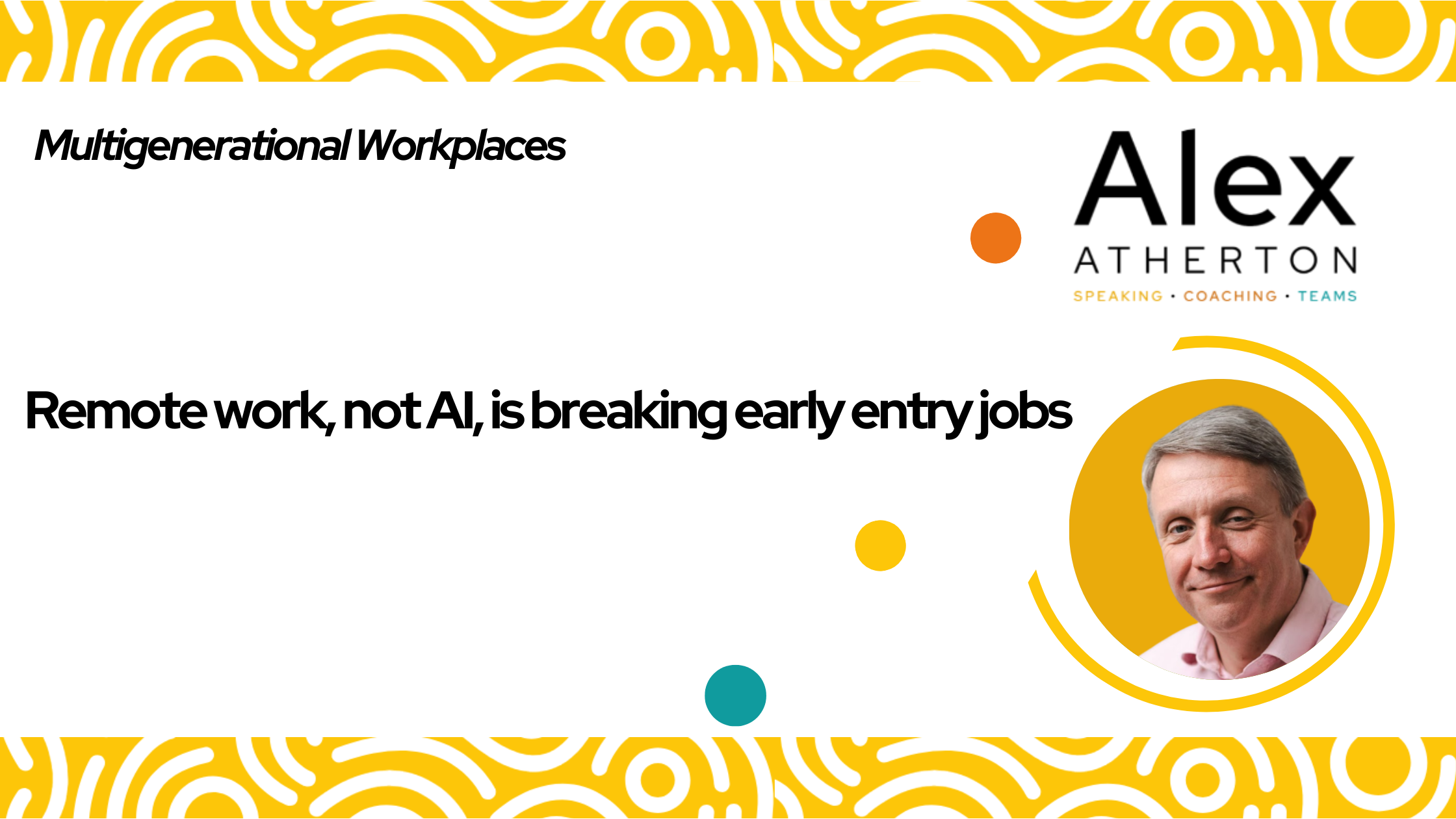 Remote work, not AI, is breaking early entry jobs