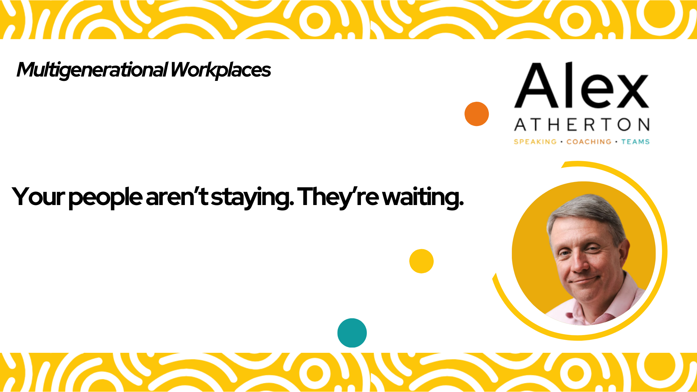 Your people aren’t staying. They’re waiting.