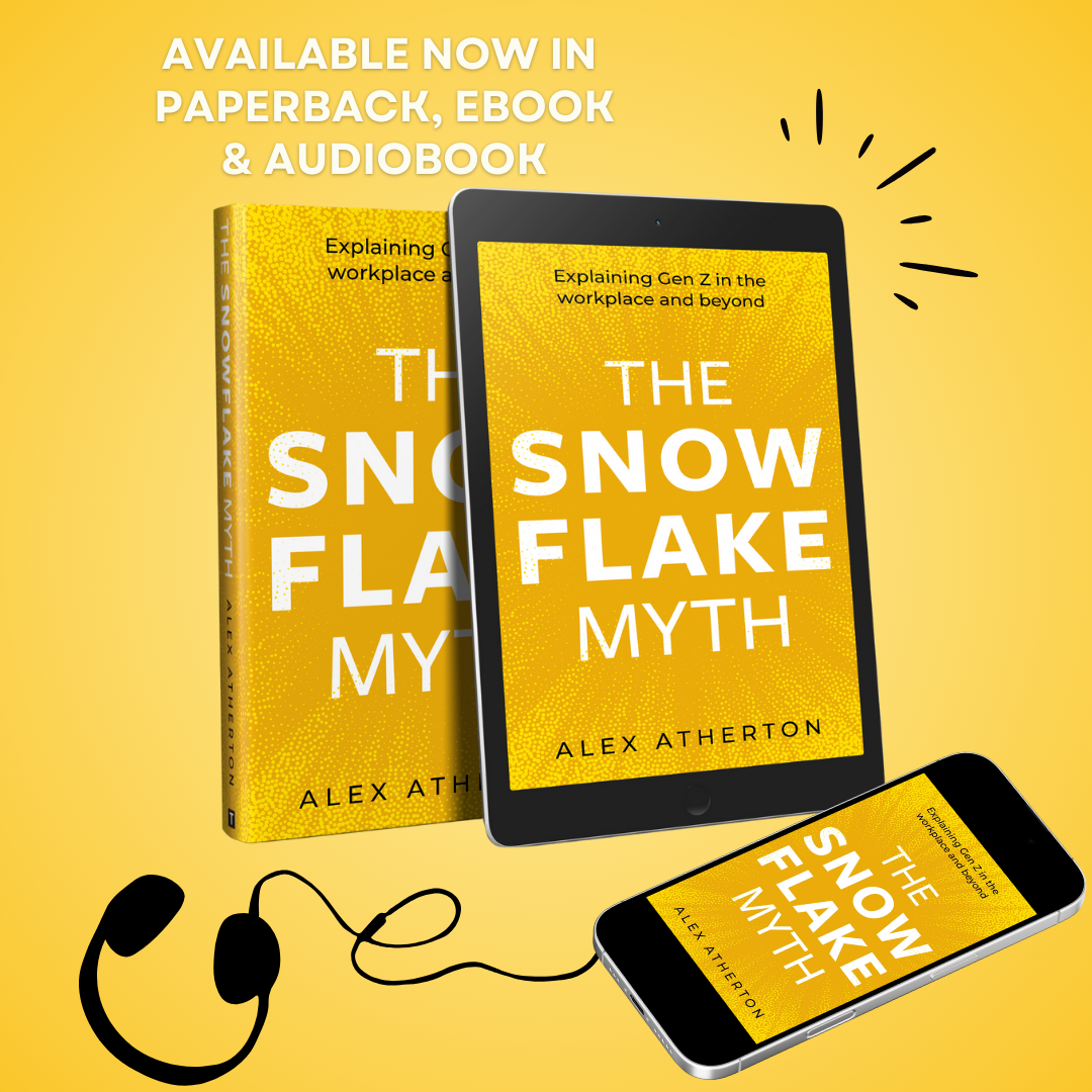 The Snowflake Myth - book by generations speaker Alex Atherton about Gen Z