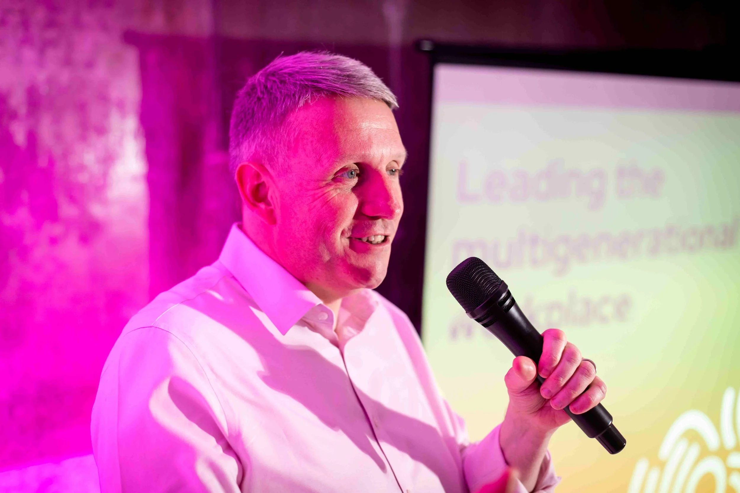 Alex Atherton millennial speaker delivering generation crunch workshop