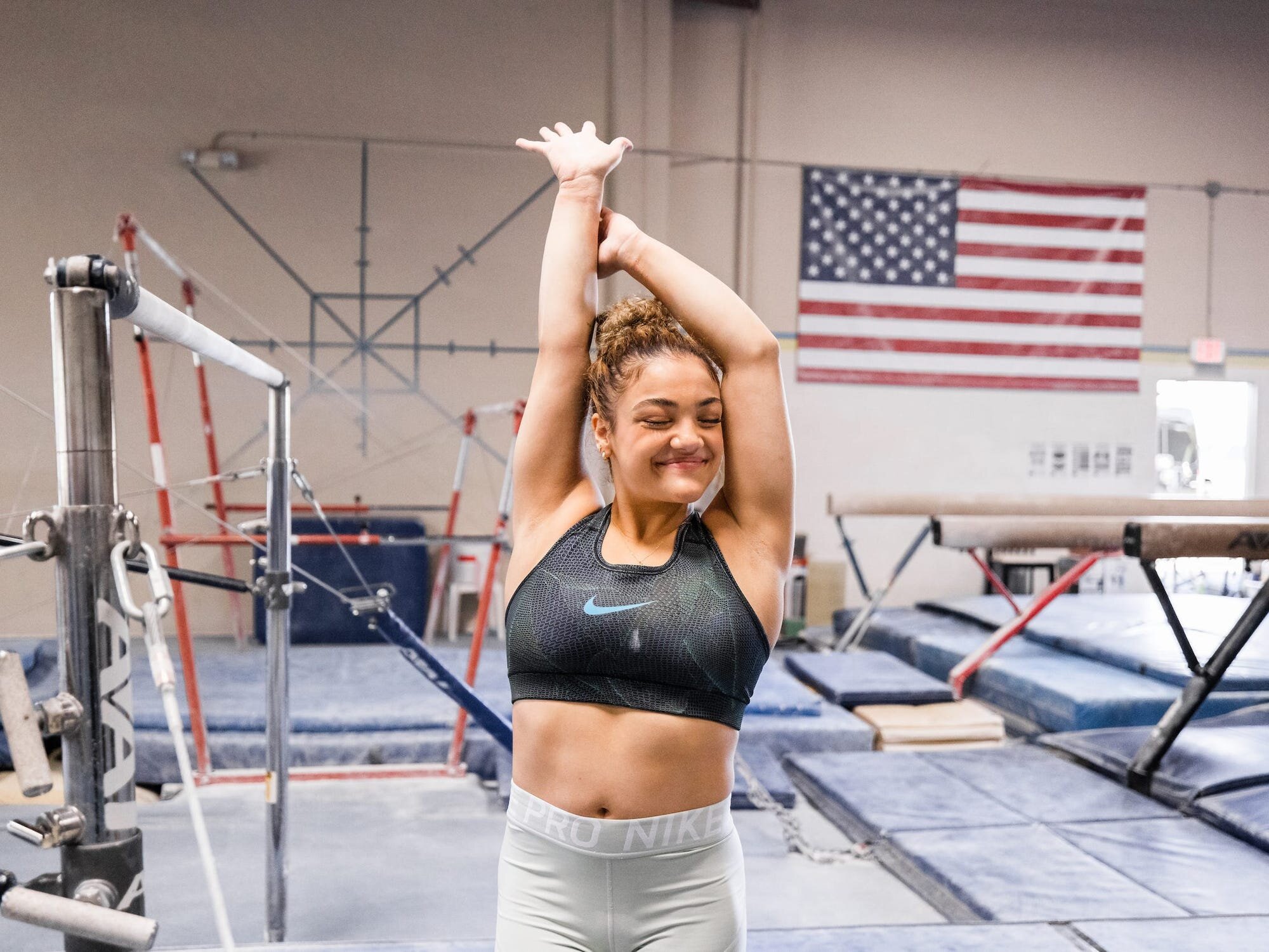 Olympic gymnast Laurie Hernandez overcame years of binge-eating and purging to focus on being strong, not skinny