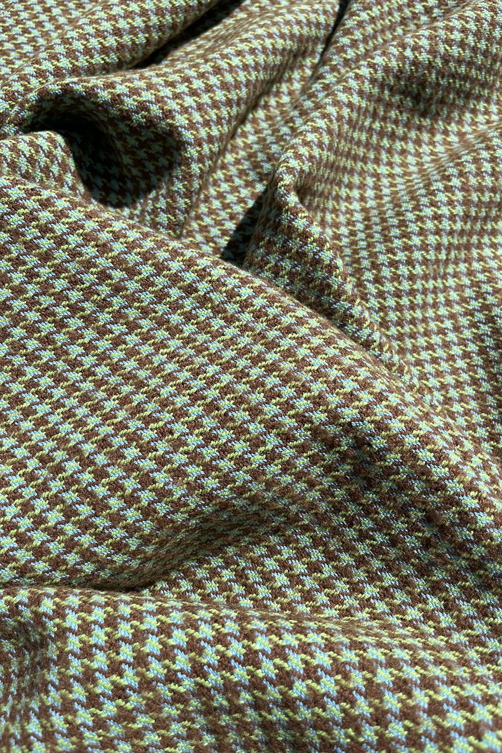 wool cotton polyamide in brown and green check3.jpg
