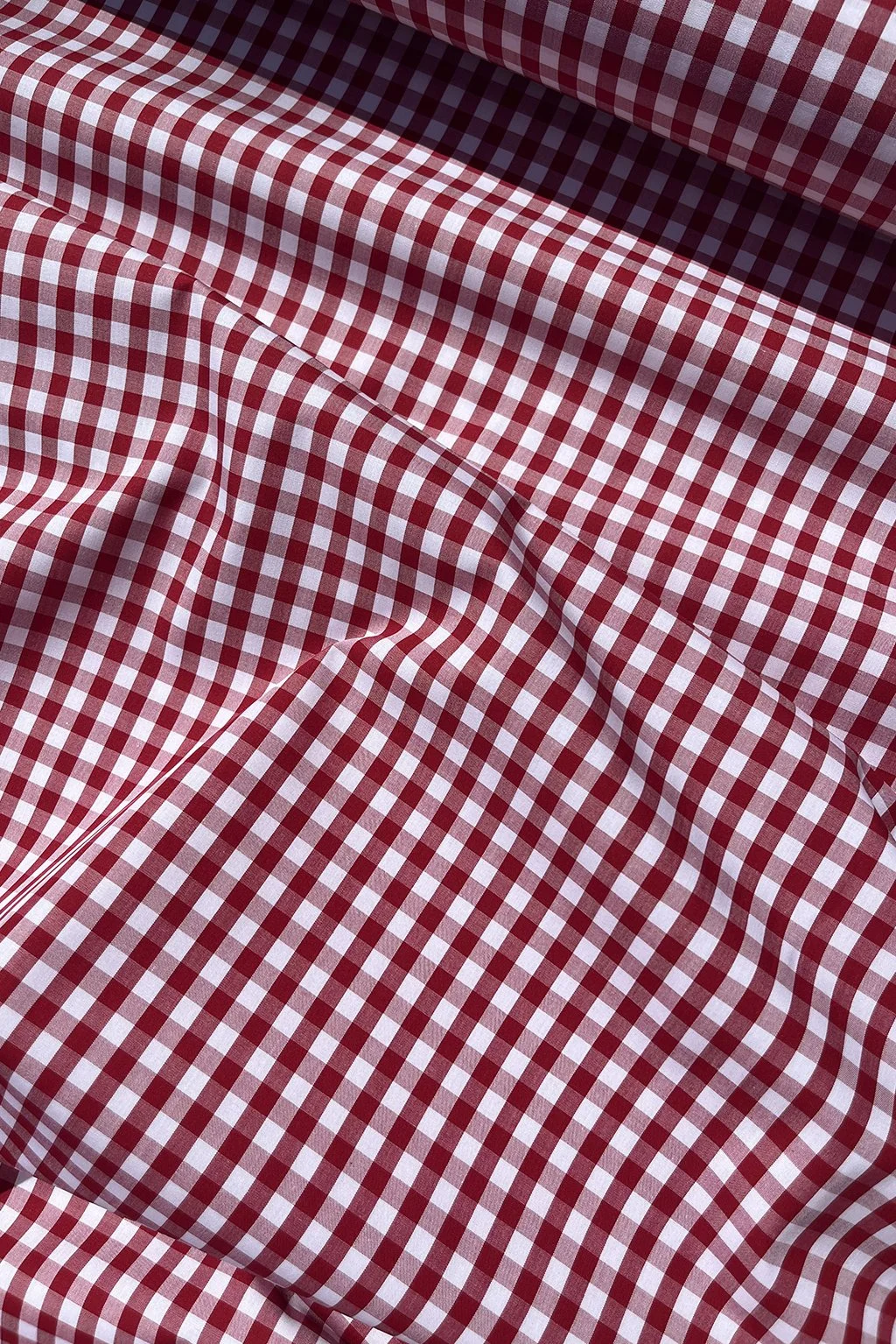 Italian Cotton gingham in red and white15.jpg