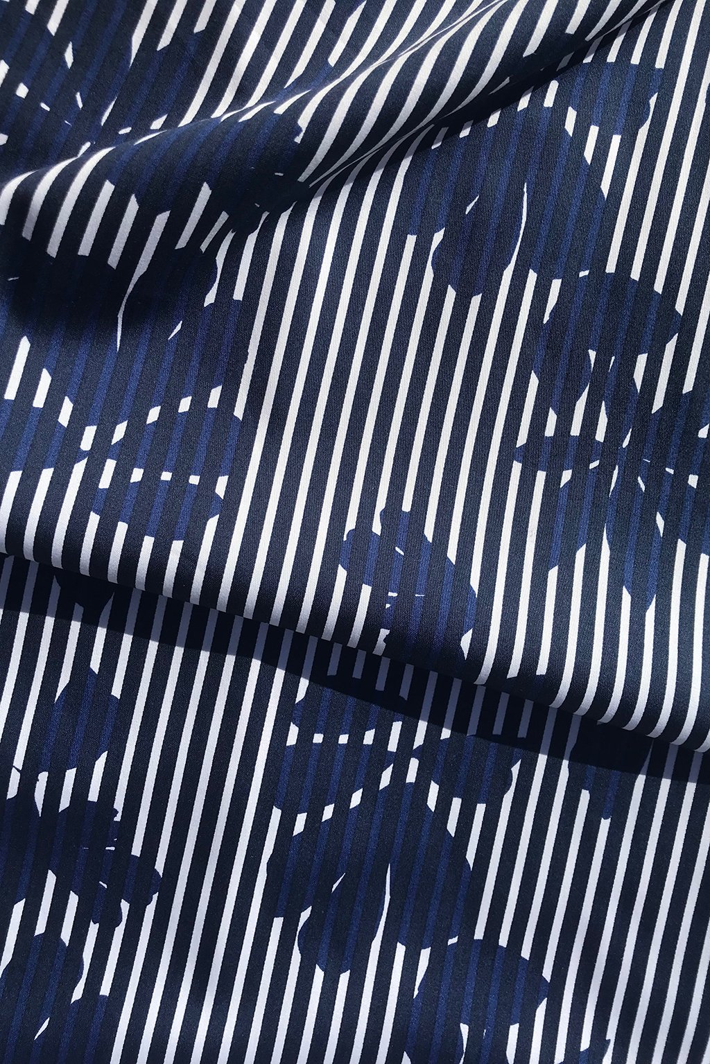 cotton in blue stripe with large scale leaf print9.jpg