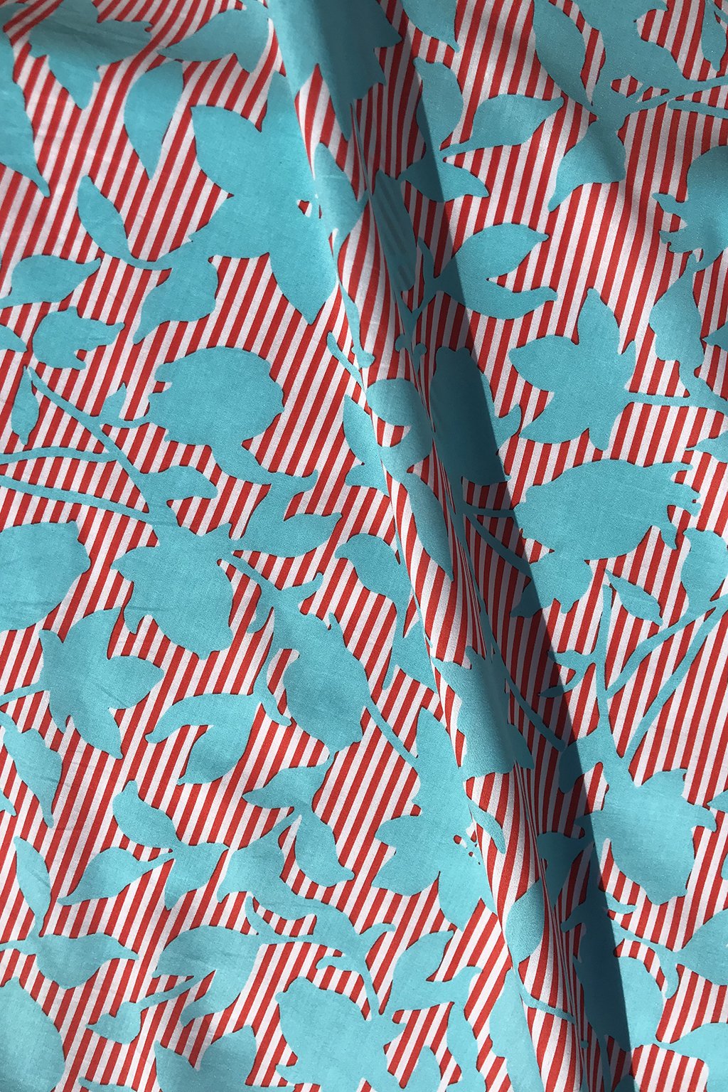 cotton in stripe with turquoise flowers11.jpg