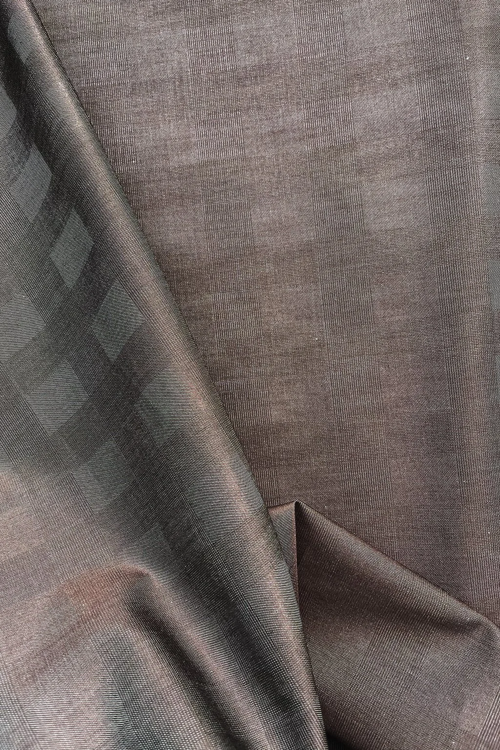 Rose Brown Cotton Silk Fabric main image 1