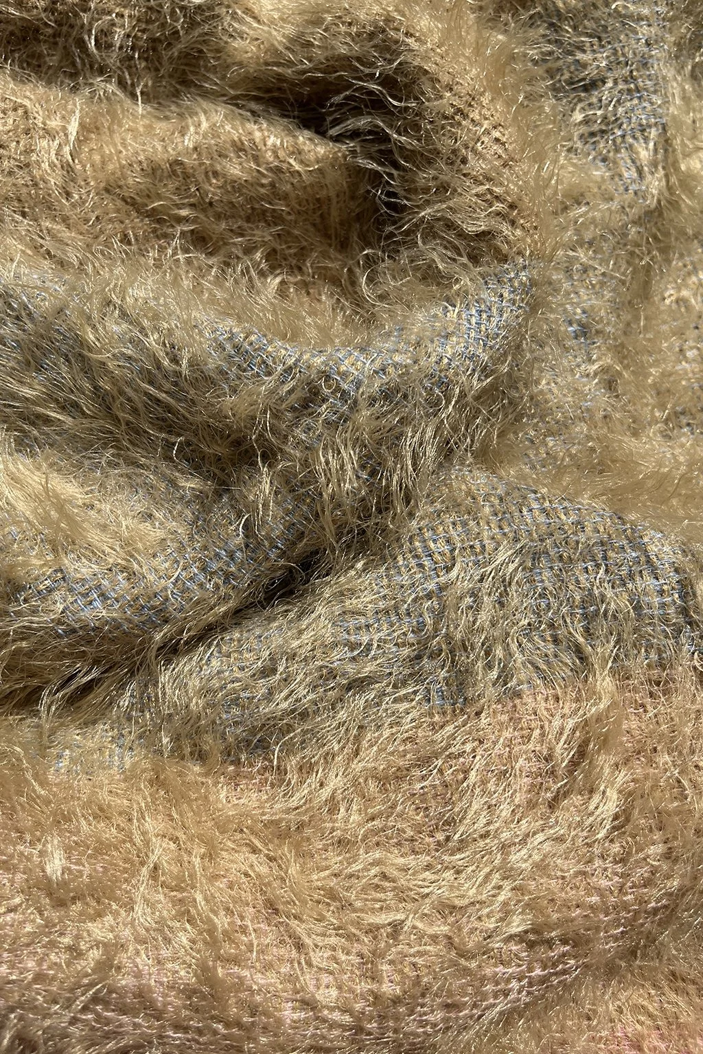 Italian wool:alpaca blend maxi stripe in shades of caramel 2.jpg