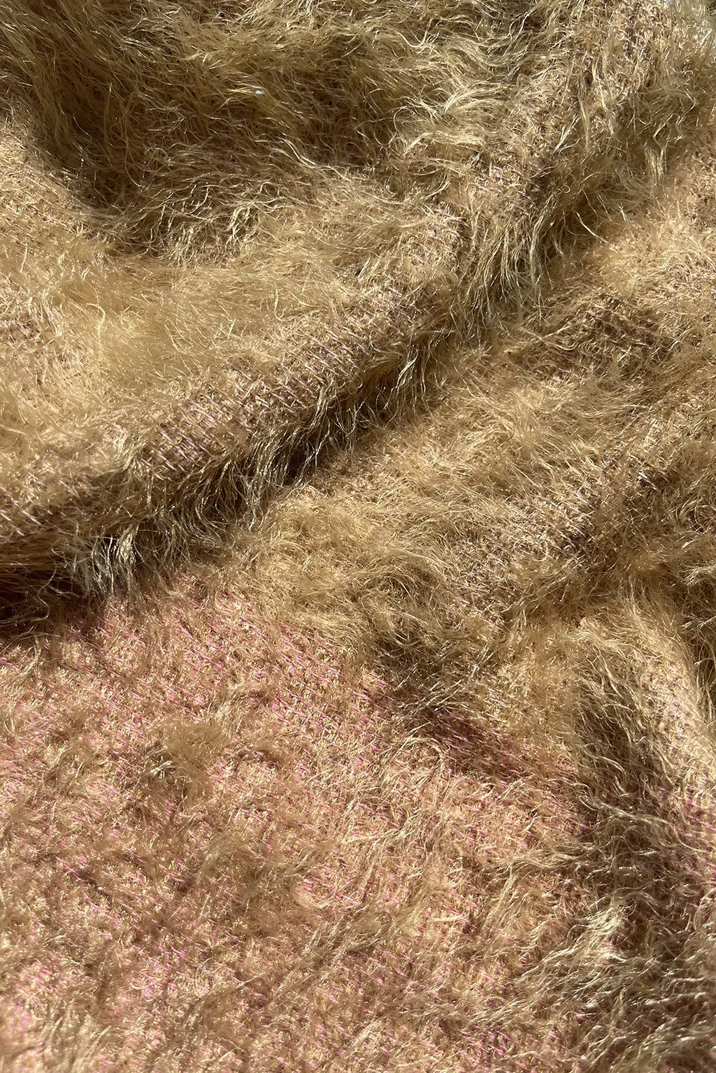Italian wool:alpaca blend maxi stripe in shades of caramel .jpg