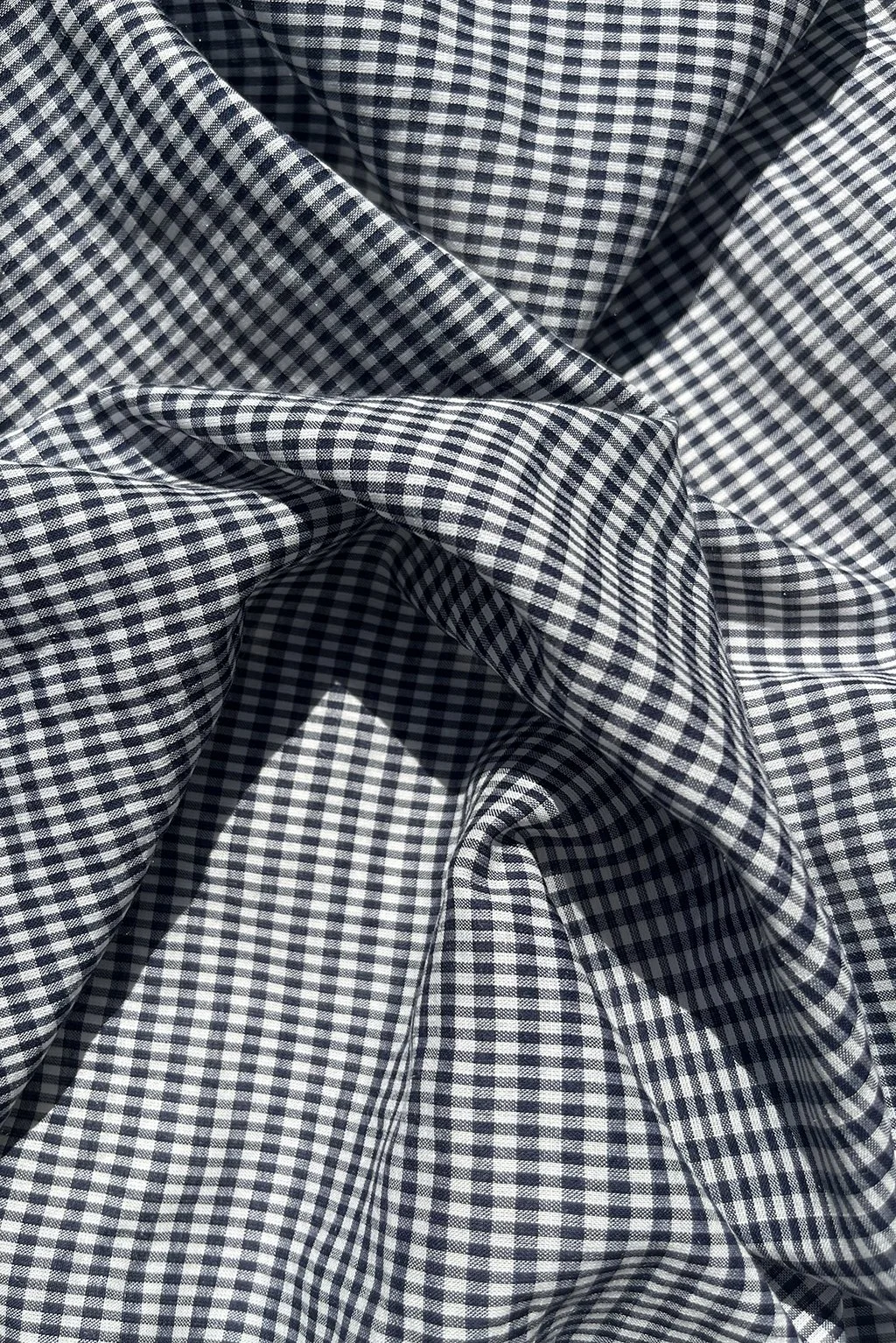 Mini gingham cotton:rayon voile in navy and white a.jpg