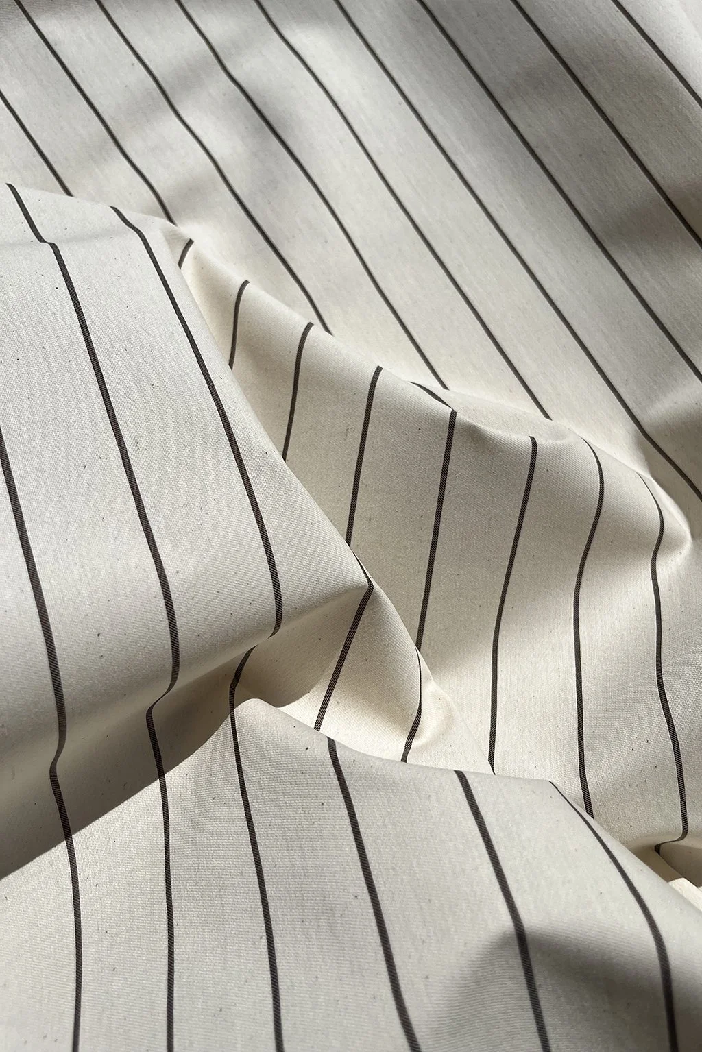 Cotton blend twill in ecru stripe7.jpg