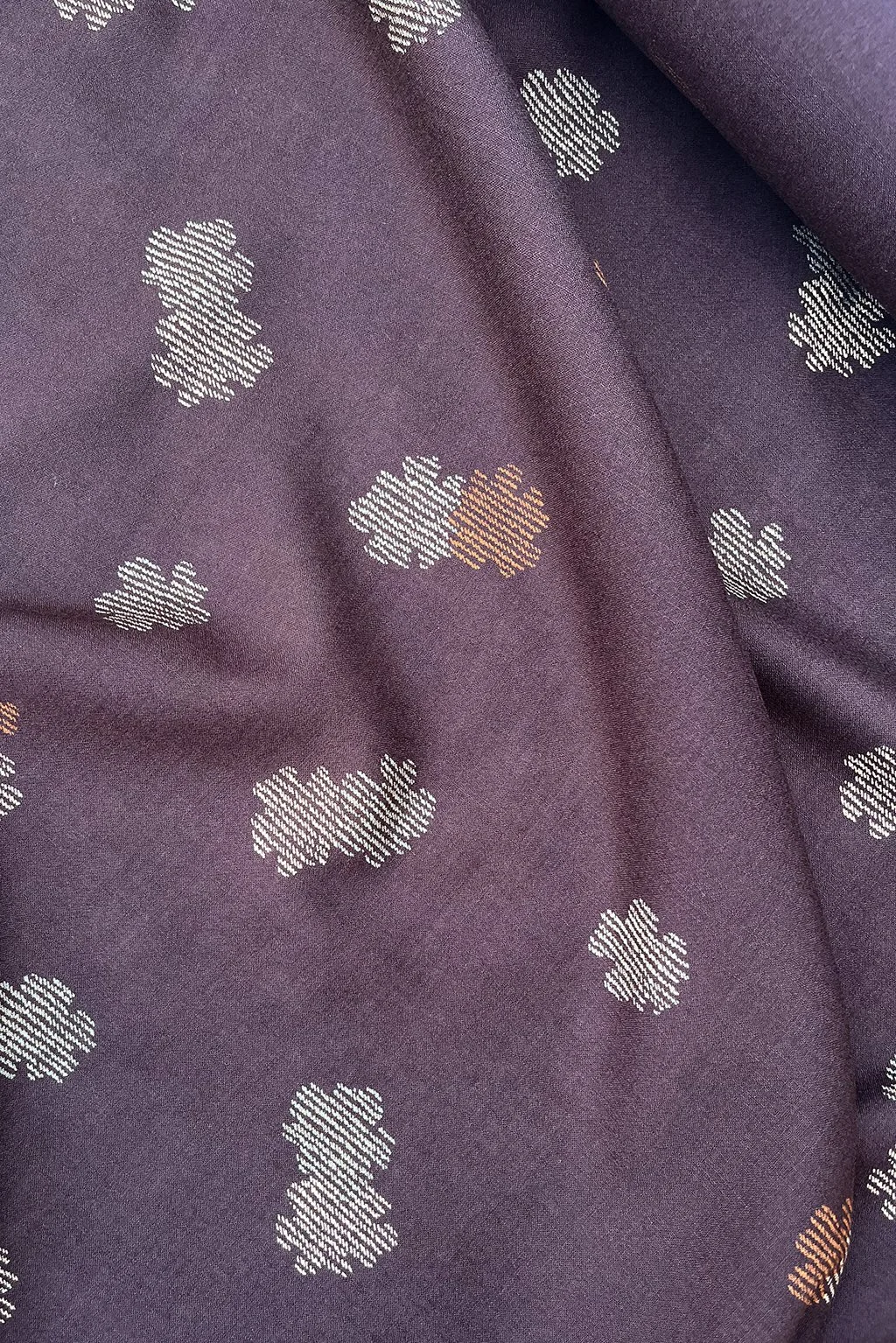superfine wool in brown with floral pattern6.jpg