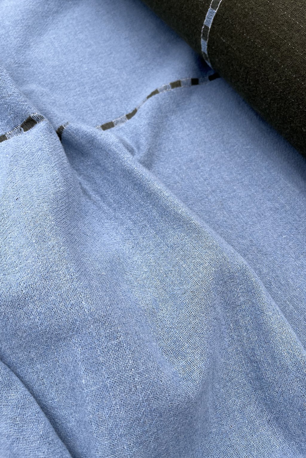 double sided sky blue and moss green cotton wool panels2.jpg