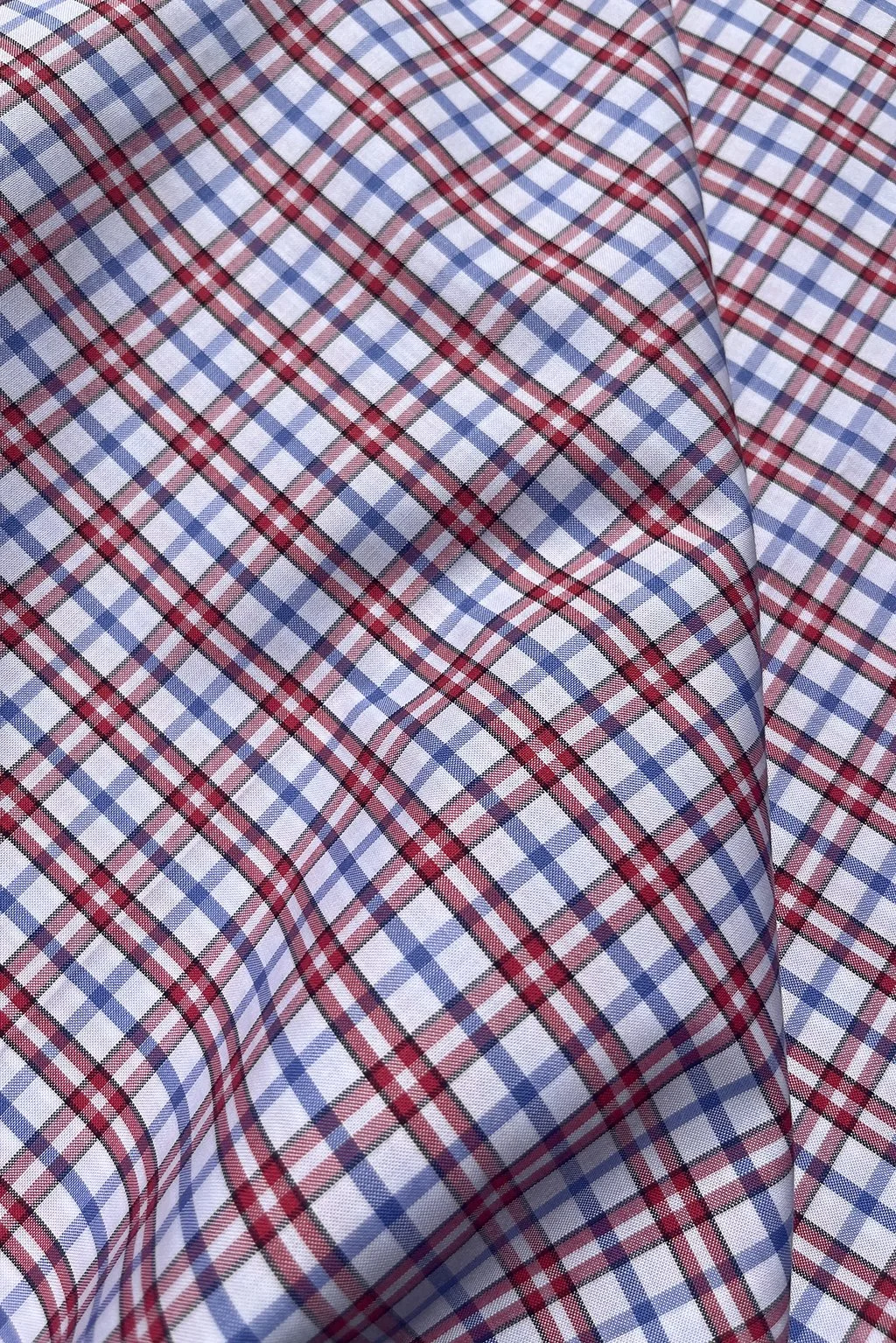 shirting mini check in red and navy.jpg