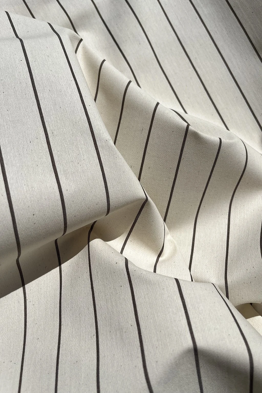 Cotton blend twill in ecru stripe8.jpg
