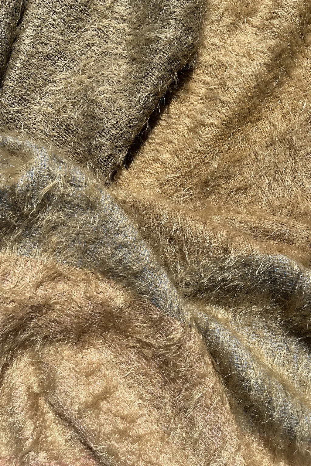 Italian wool:alpaca blend maxi stripe in shades of caramel 6.jpg