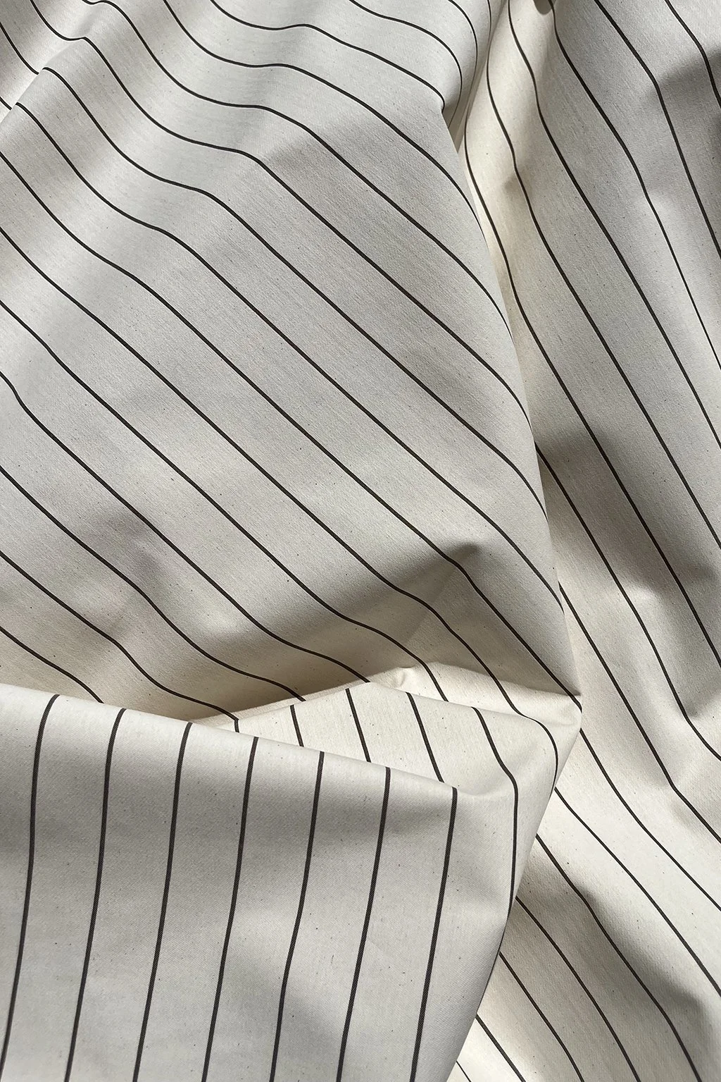 Cotton blend twill in ecru stripe1.jpg