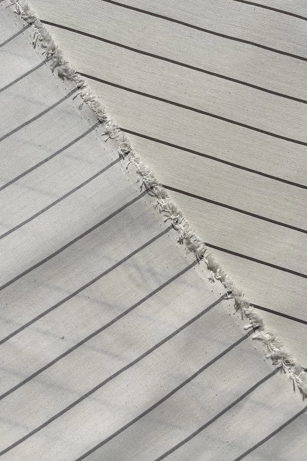 Cotton blend twill in ecru stripe3.jpg