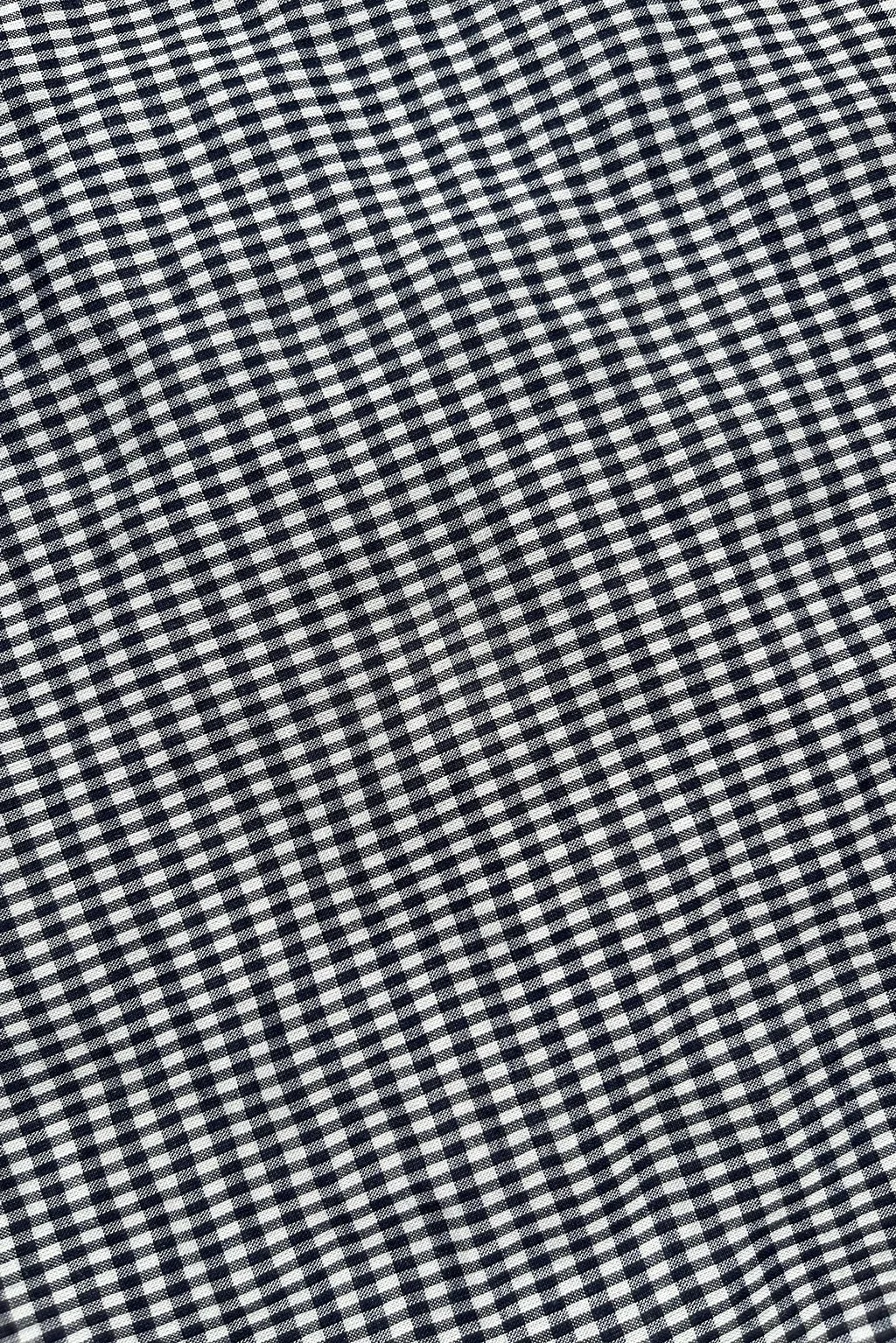 Mini gingham cotton:rayon voile in navy and white9.jpg