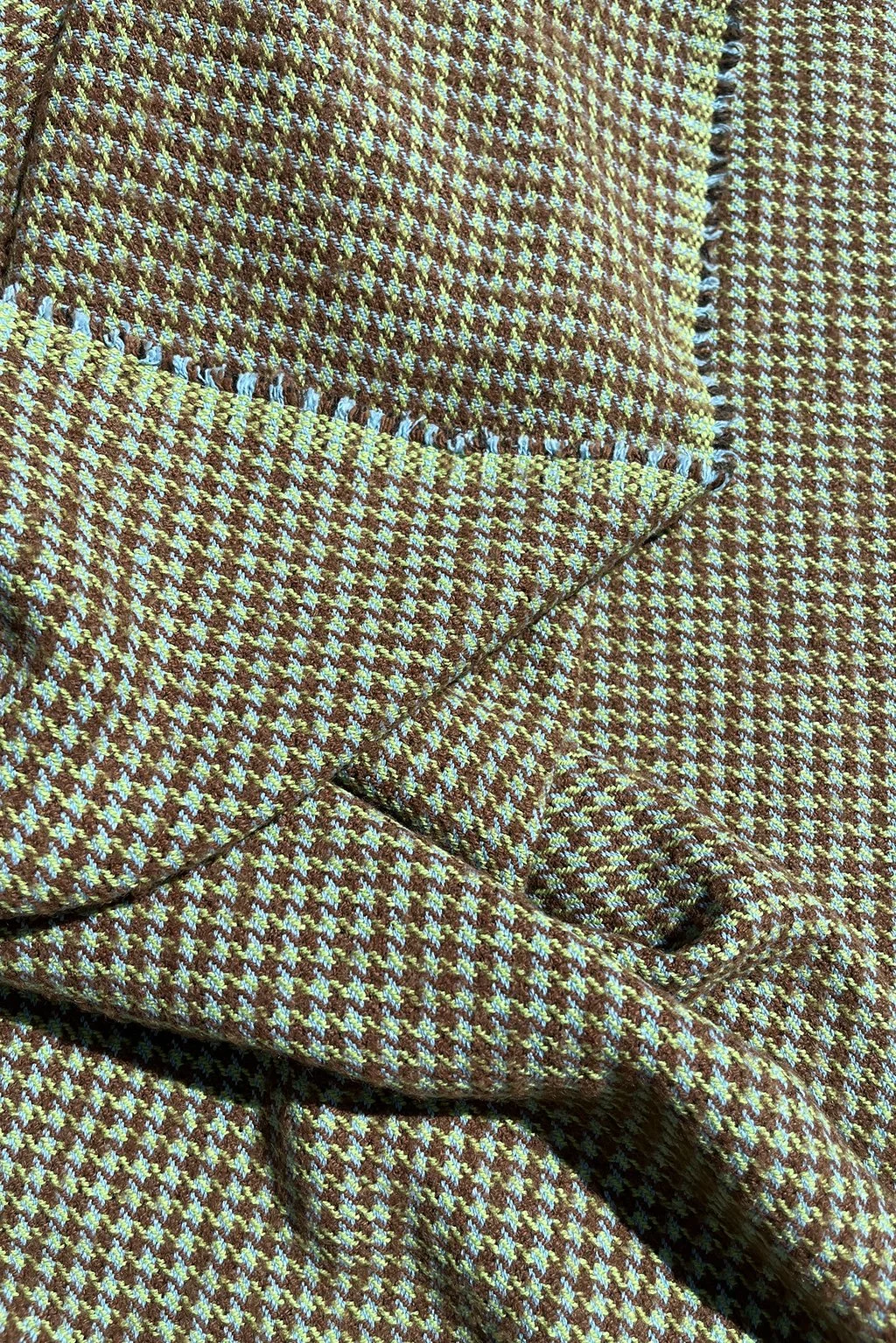 wool cotton polyamide in brown and green check7.jpg