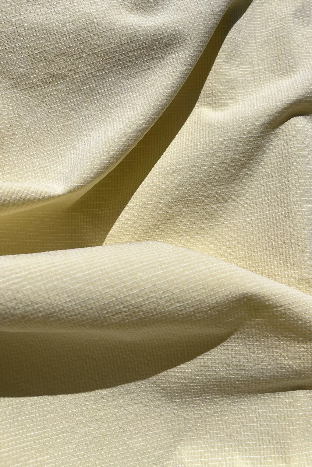 Cotton seersucker in daffodil yellow mini-check7.jpg
