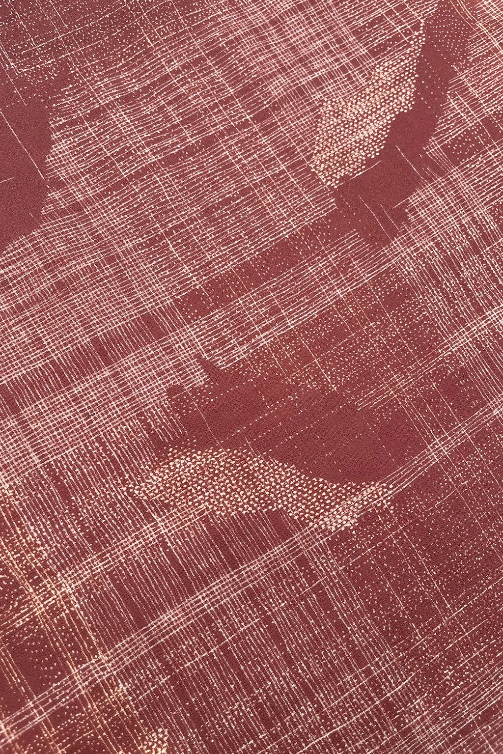 fine wool in rust brown with abstract print.9.jpg