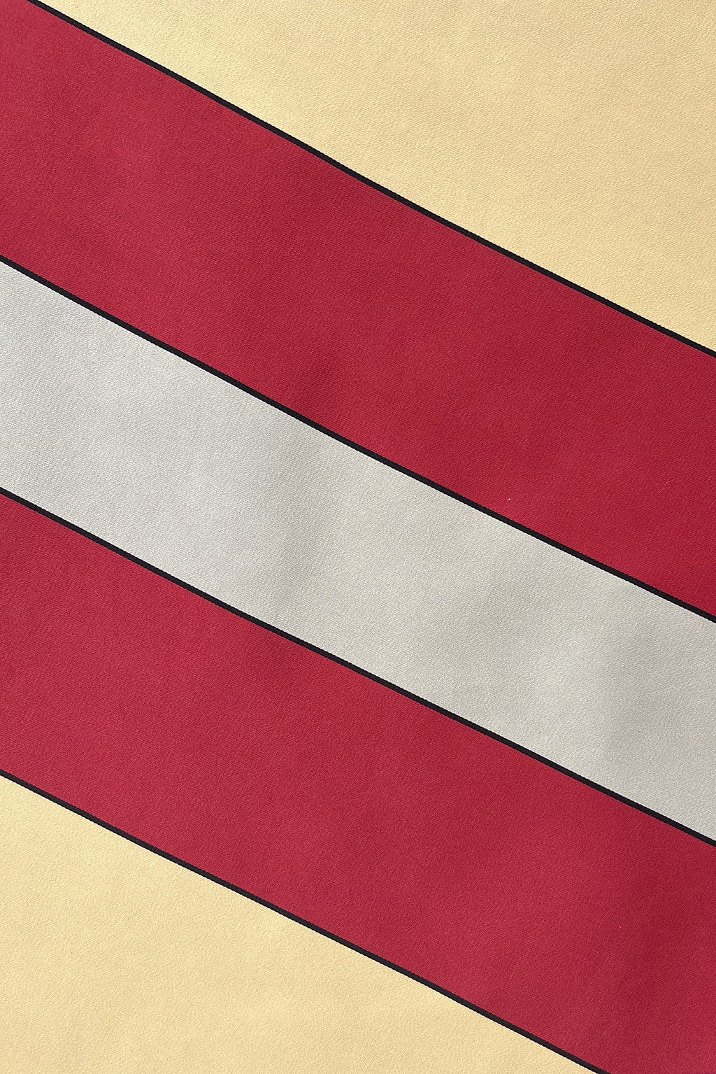 Italian heavy-weight cotton maxi-stripe in red and sand4.jpg