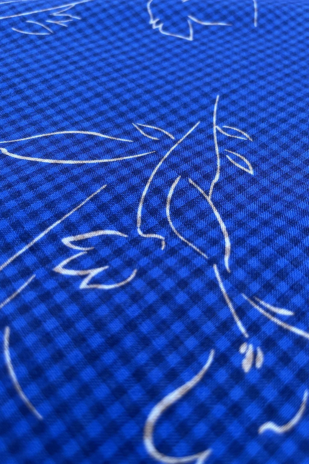 wool gingham in cobalt blue with overprinted flowers a.jpg