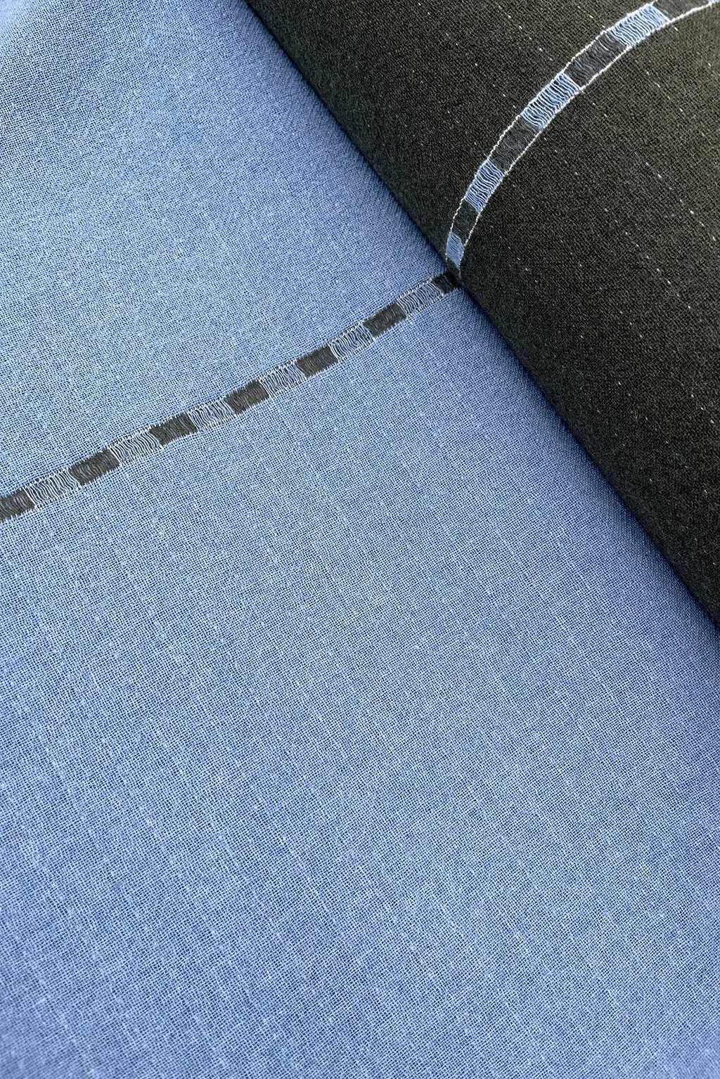 double sided sky blue and moss green cotton wool panels a.jpg