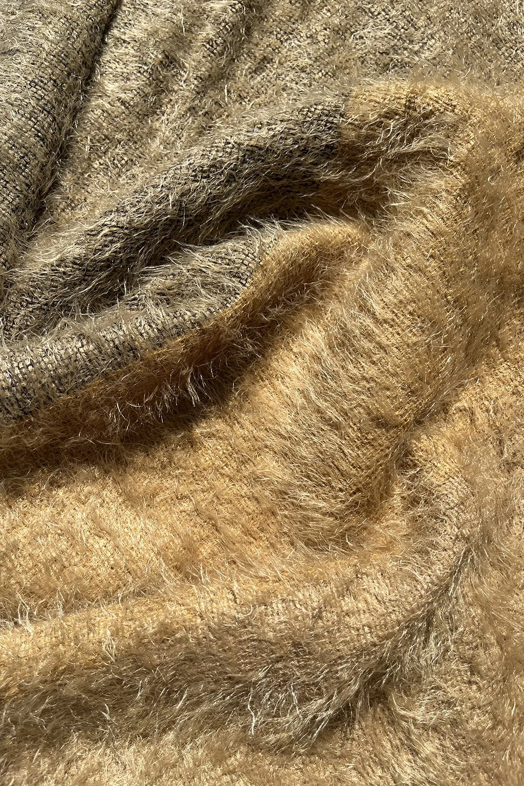 Italian wool:alpaca blend maxi stripe in shades of caramel 4.jpg