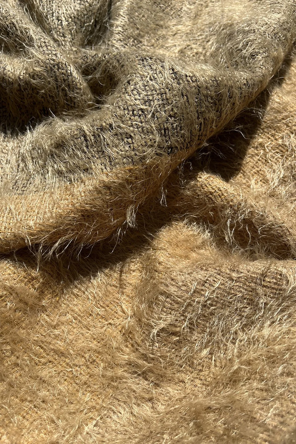 Italian wool:alpaca blend maxi stripe in shades of caramel 7.jpg