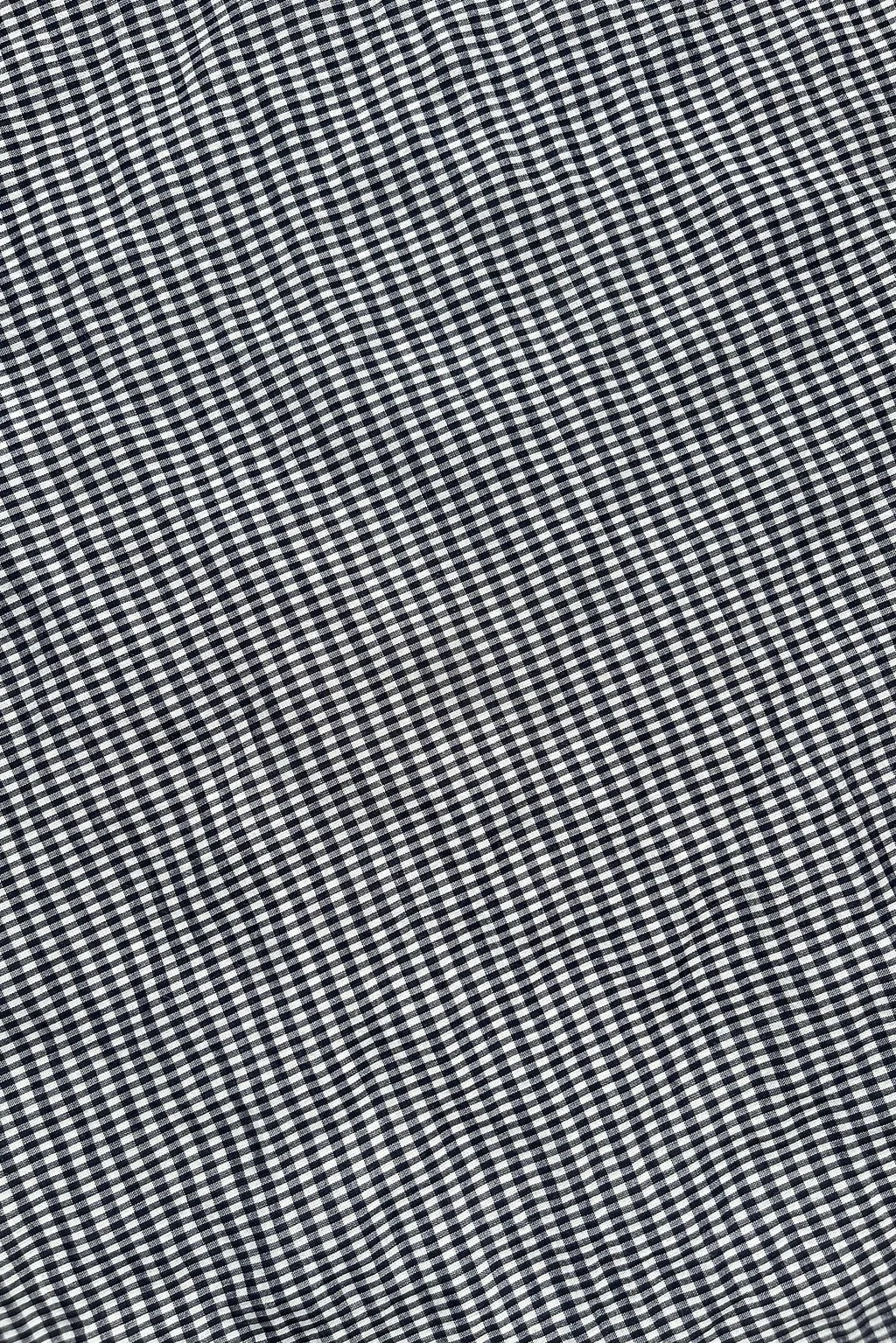 Mini gingham cotton:rayon voile in navy and white10.jpg