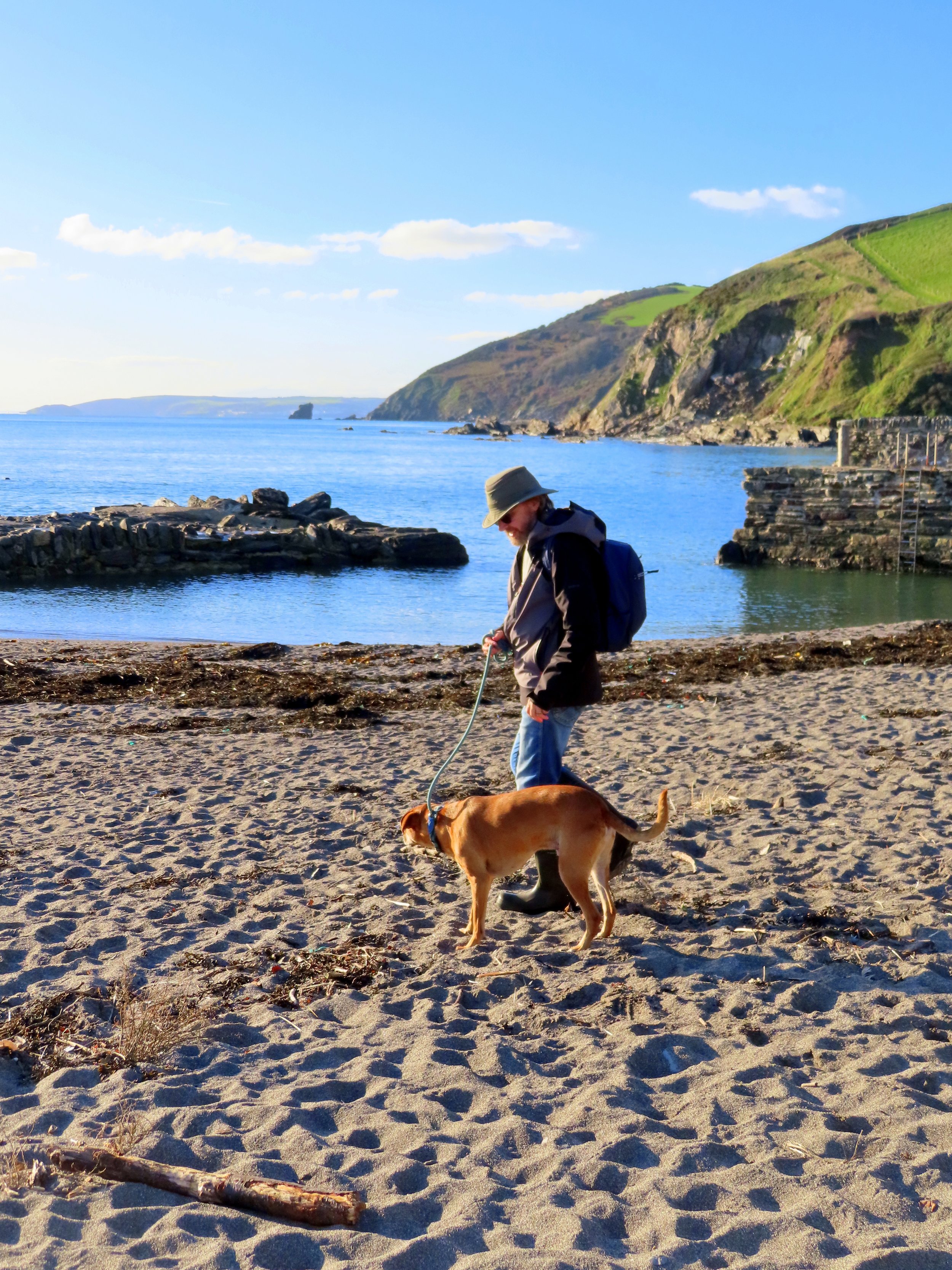   Not Rocky and Bullwinkle - but Rocky at Portwrinkle!  