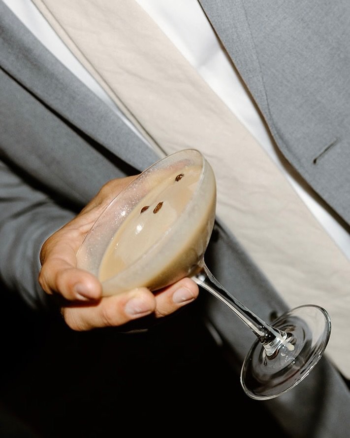 Espresso Martinis: because the dance floor deserves your full attention.

Planning + Design: @kmarieeventsanddesign
Venue: Camp Wekeela 
Photo: @jillhoylephotography 
Video: @nickvigue 
Catering: @blacktiecateringandevents 
Cake: @autumnnomad 
Floral