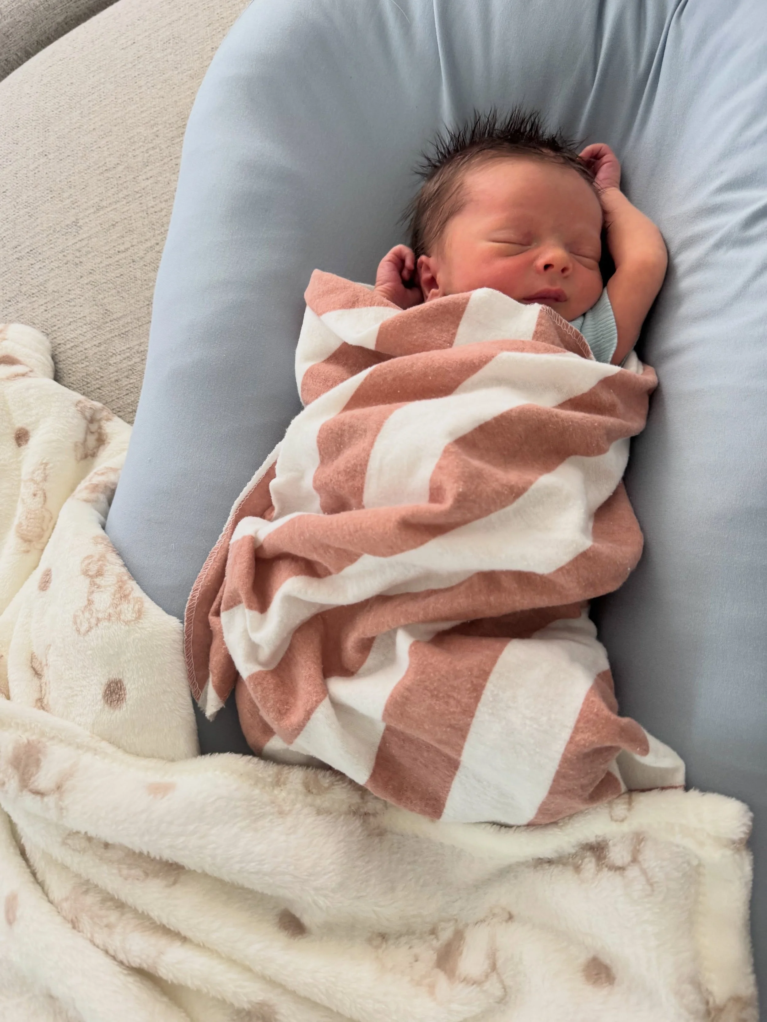 Hudson Roy joined us on August 20th, and we are so in love. 🤍 Our little peanut with wild spiky hair. 

This season is looking a little different than we imagined, and I couldn&rsquo;t be more grateful for our incredible team, who is allowing me to 