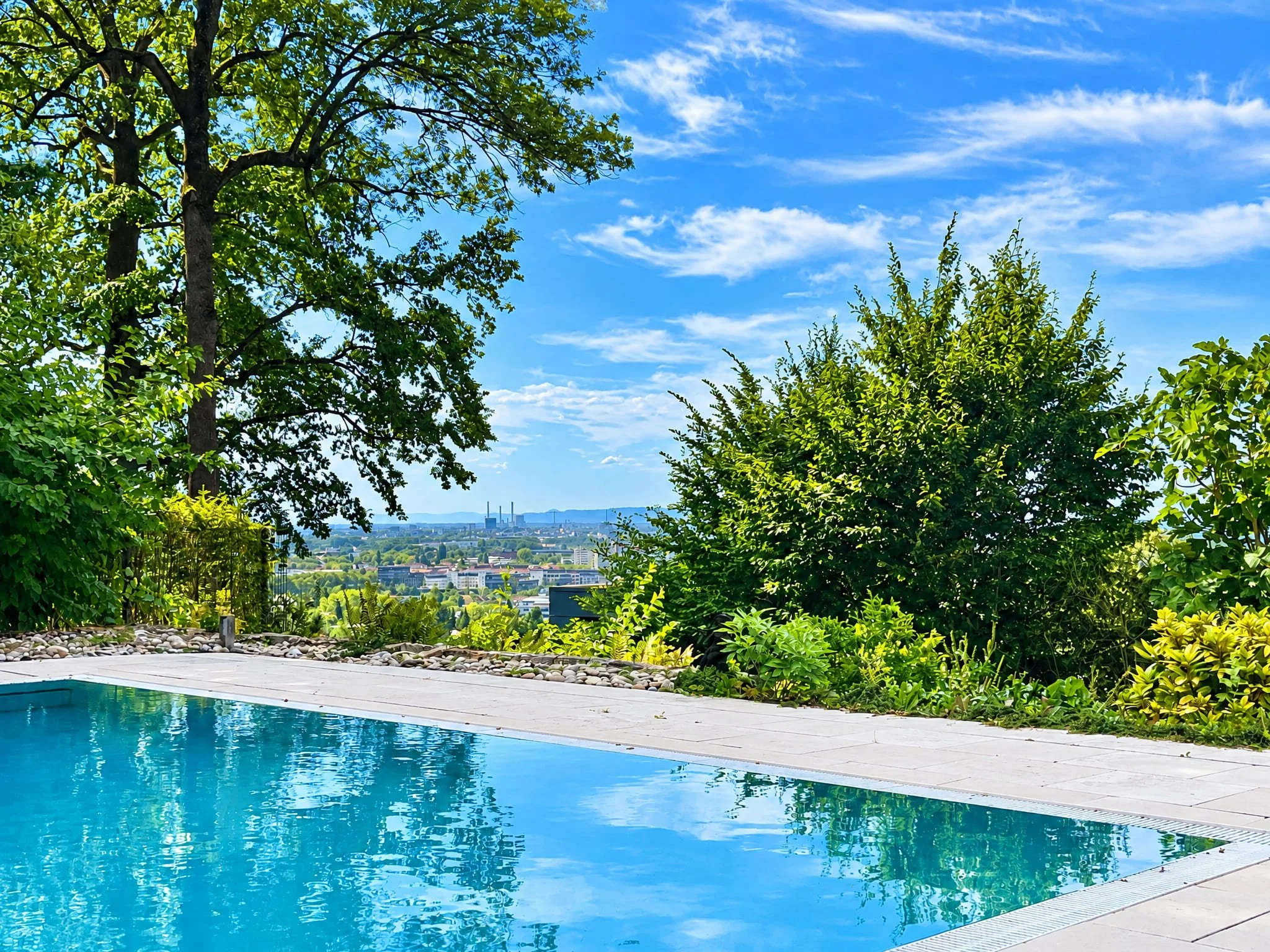 Villa mit Pool in Durlach