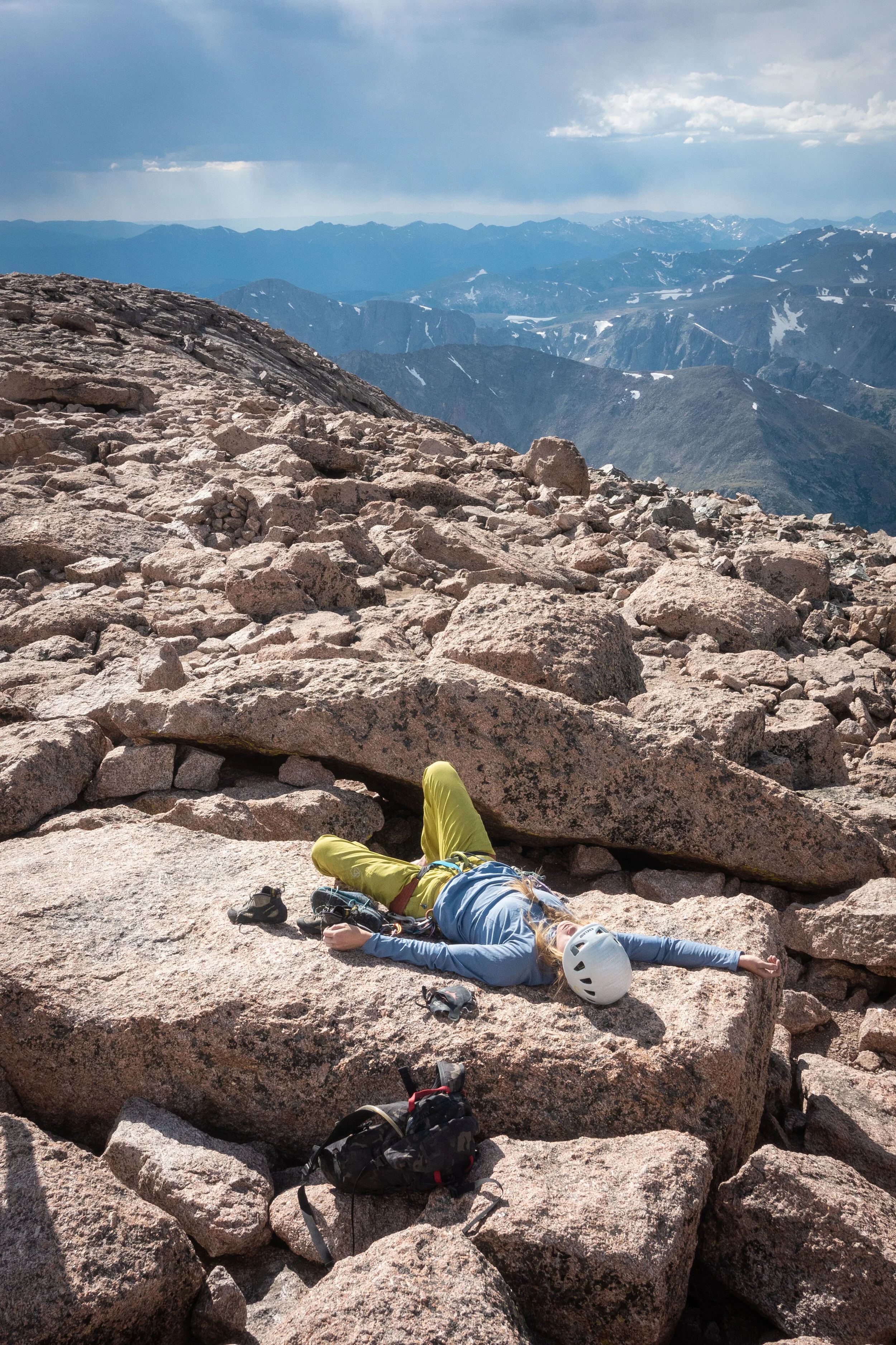 Summit Pose. This was a low-energy day for me. 