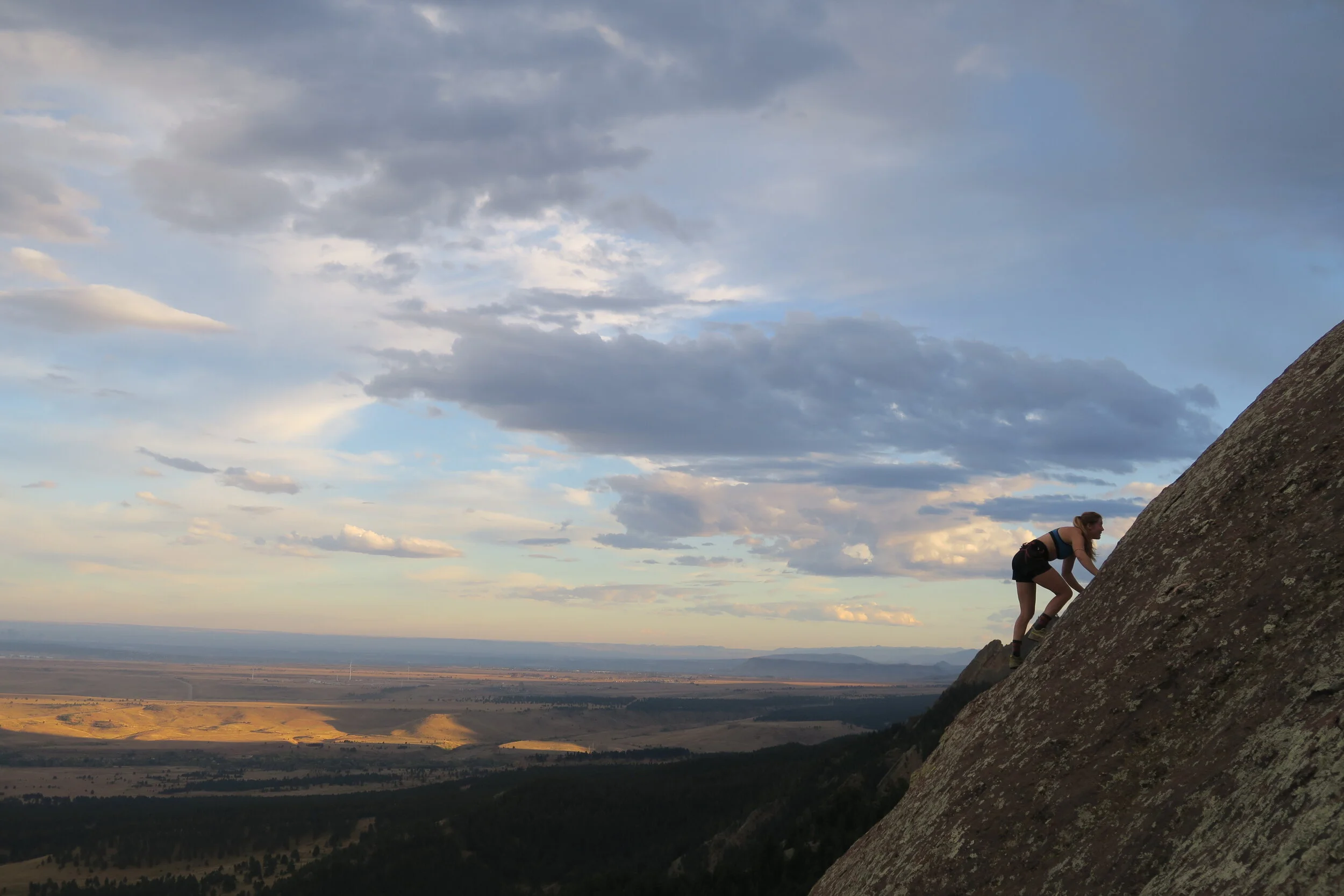 An autumn evening scramble up the Third Flatiron