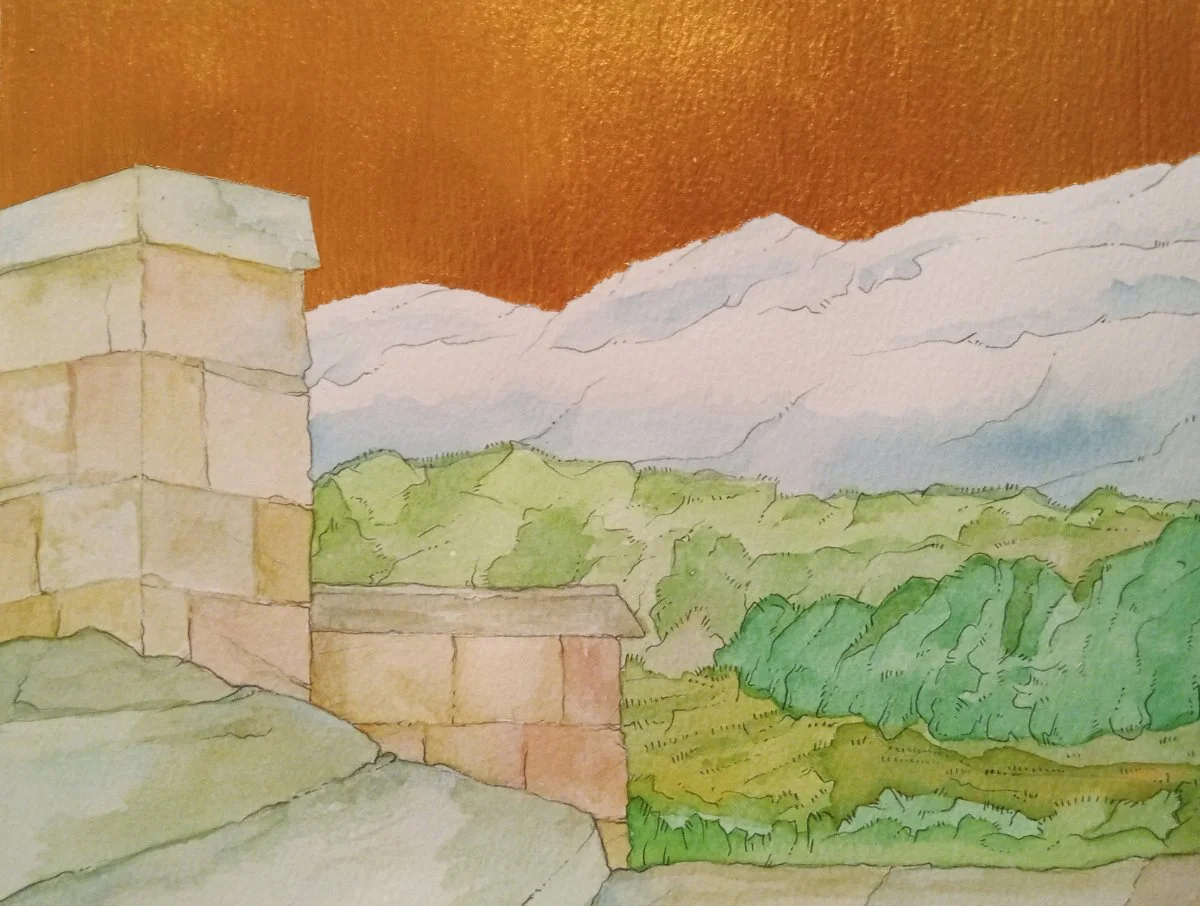 A View From Outside Rosslyn Chapel, Looking East.jpg