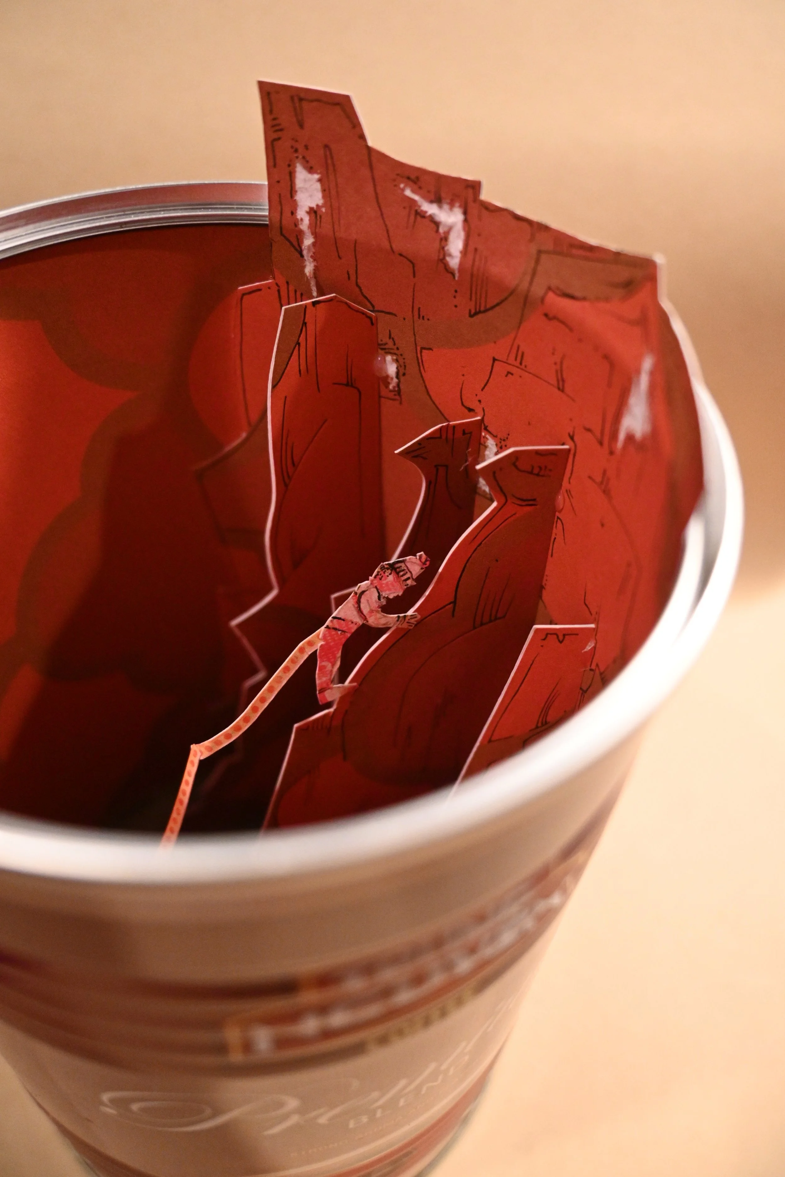 Canned Cliff Climber In A Coffee Can-angle.JPG